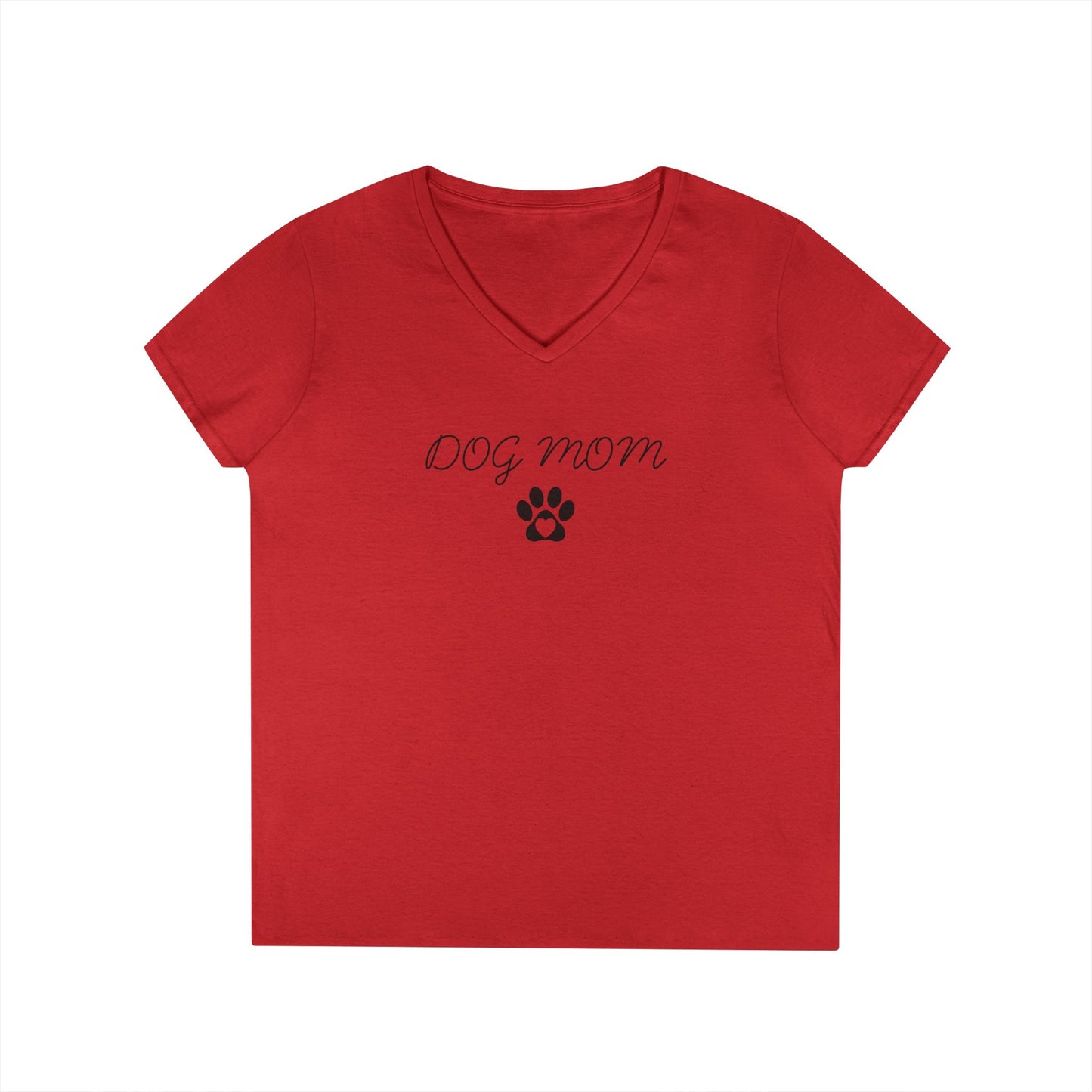 Dog Mom V-Neck T-Shirt