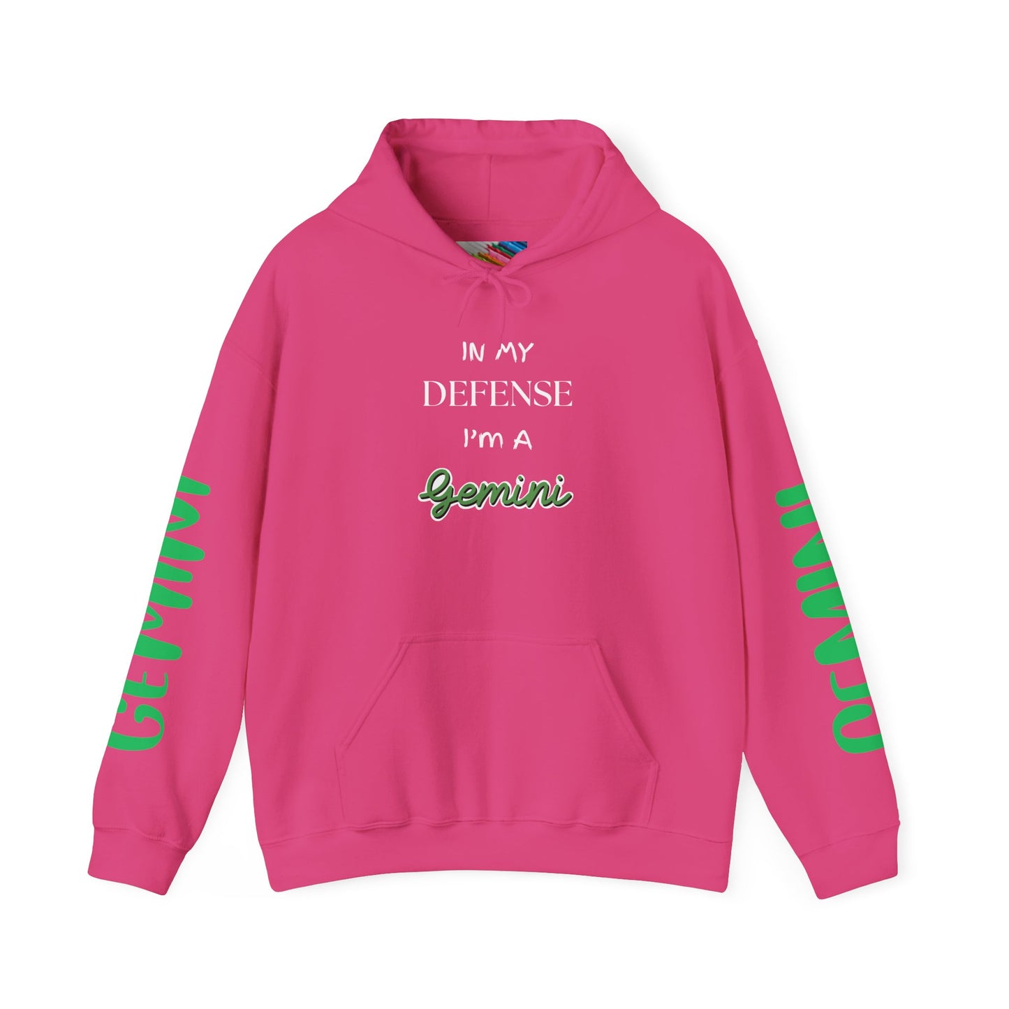 Gemini Double Trouble Fun Hoodie, Zodiac Gift, Astrology Pullover, Dual Personality Sweatshirt, Astrological Sign Apparel, Unique Apparel