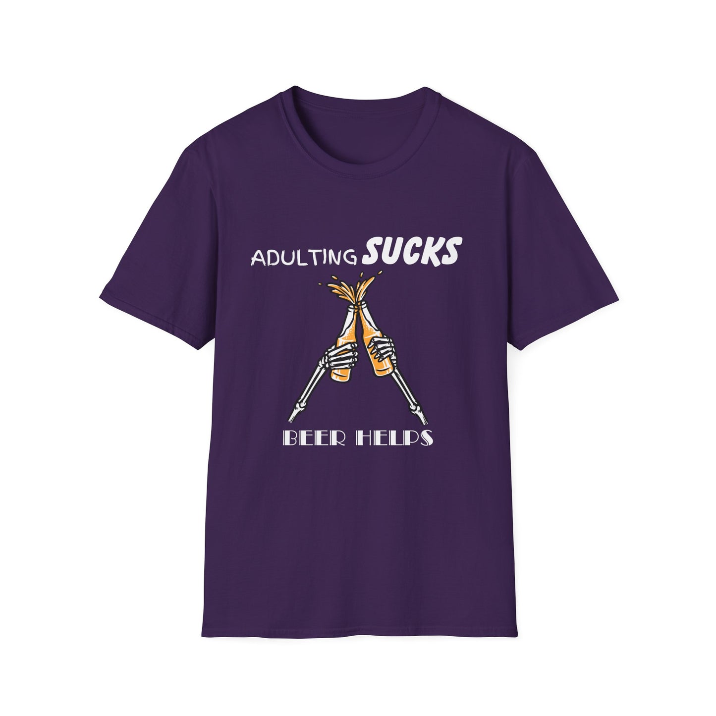 Adulting Sucks Beer Helps T-Shirt