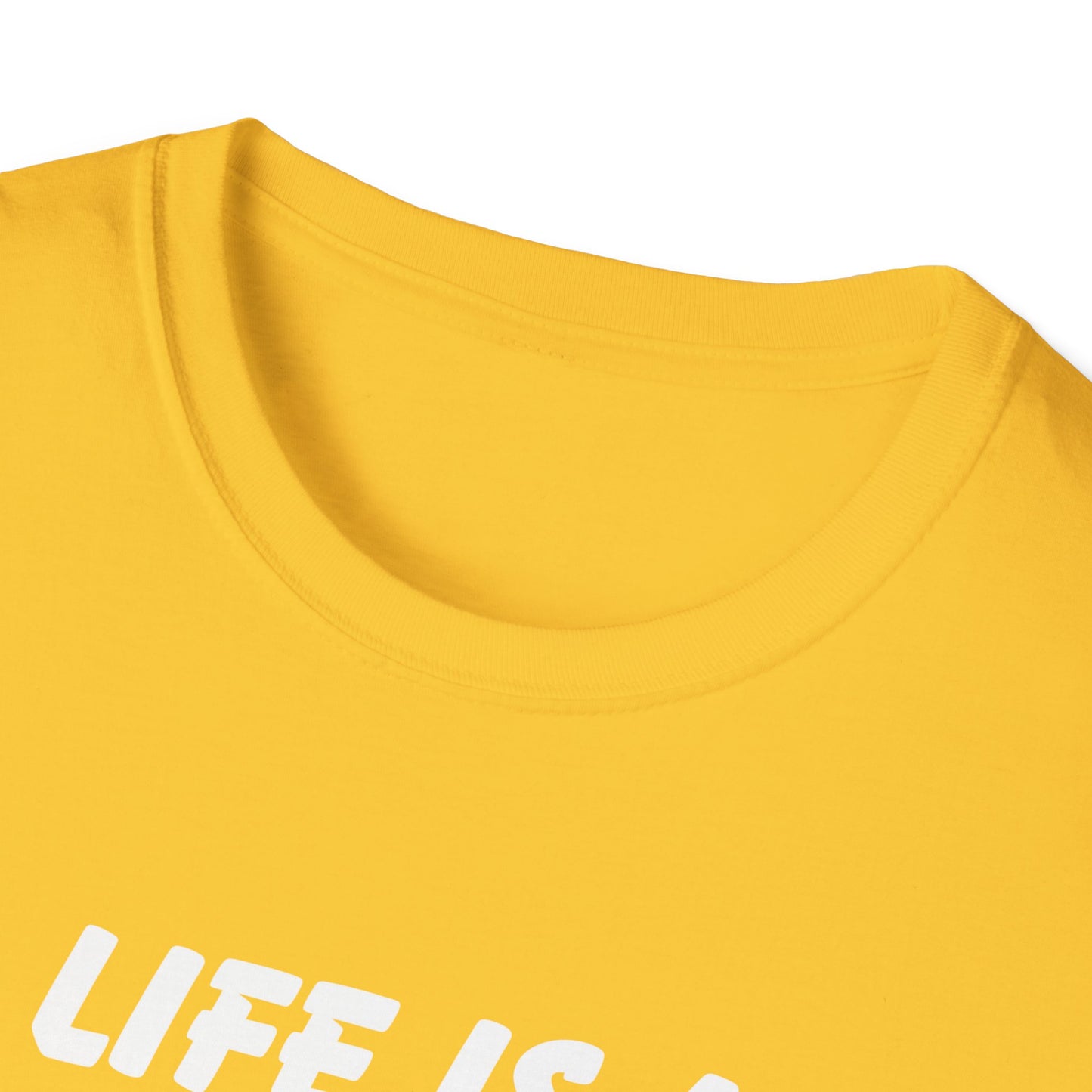Life Is A STD And It's Terminal Unisex Softstyle T-Shirt, Funny Life Quote Tee, Humorous Graphic Shirt, Sarcastic Tee, Novelty Top, Gift Tee