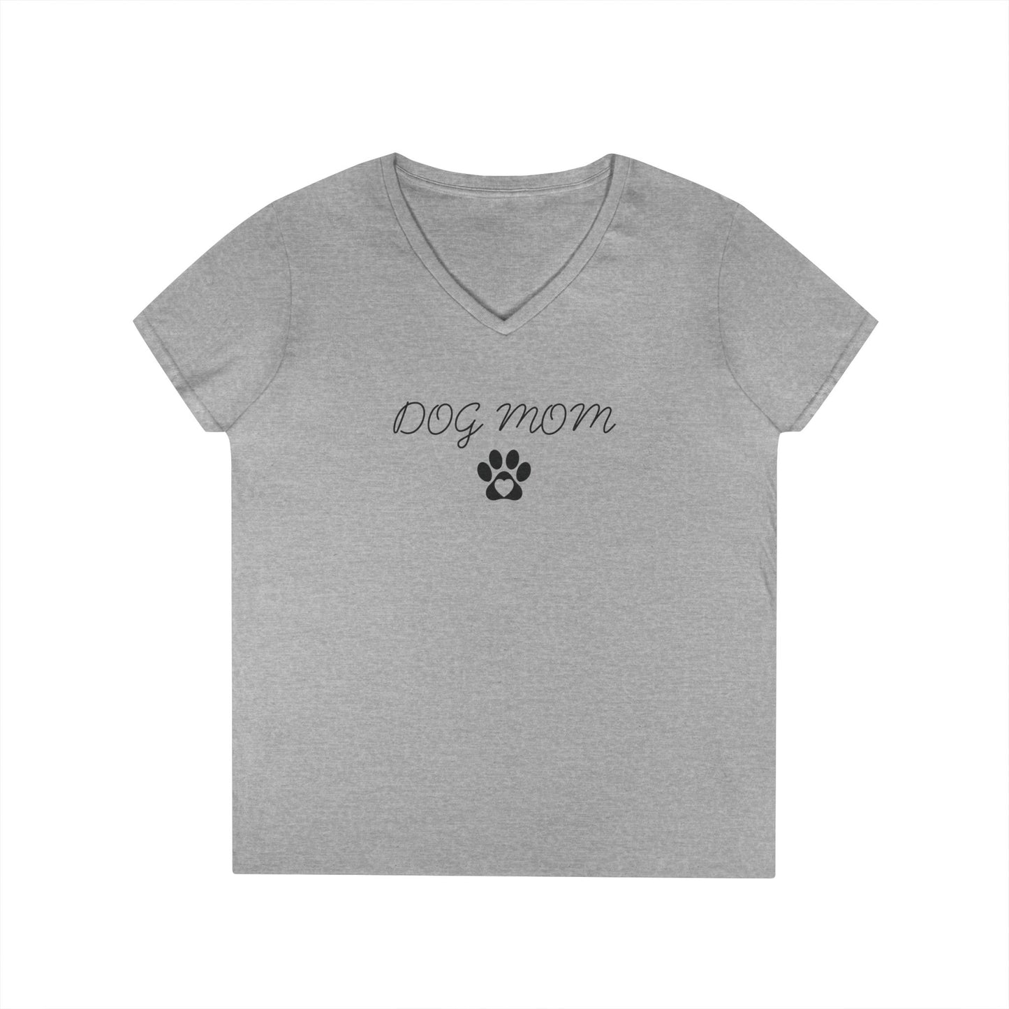 Dog Mom V-Neck T-Shirt