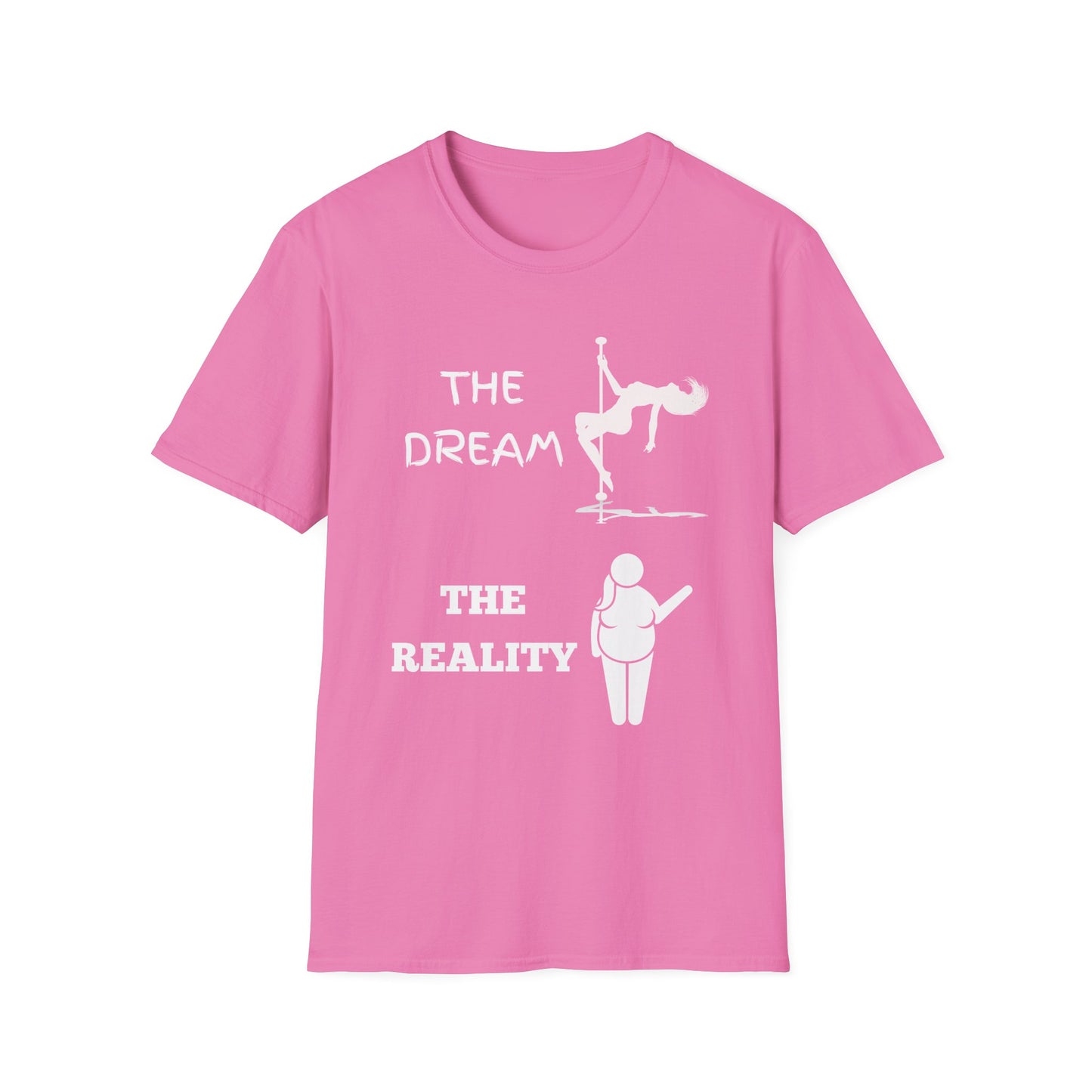 Dream Vs Reality Men's T-Shirt, Funny Graphic Tee, Humorous Shirt, Boyfriend Gift, Sarcastic Shirt, Husband Gift, Gifts For Men, Adult Humor