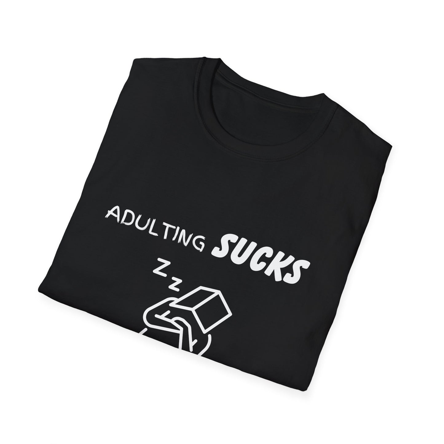 Adulting Sucks Napping Helps Shirt, Adult Humor T-Shirt, Sarcastic Gift, Hilarious Tee for Adults, Comedic Shirt for Stress Relief, Napping