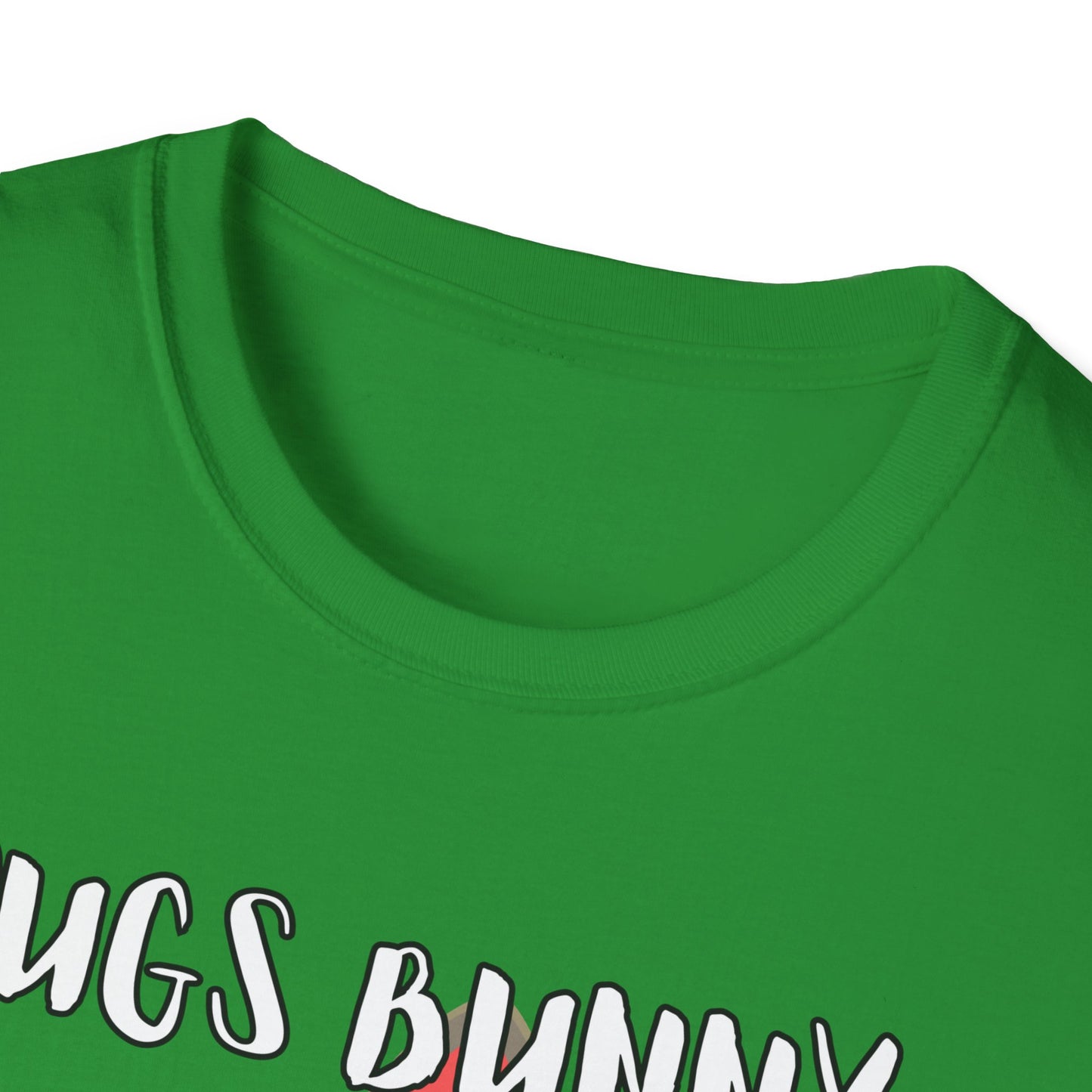Pugs Bunny Unisex Tee, Funny Cartoon Dog Lover Shirt, Cute Pug Graphic Top, Animal Pet Gift, Softstyle T-Shirt, Looney Tunes Parody, Gift
