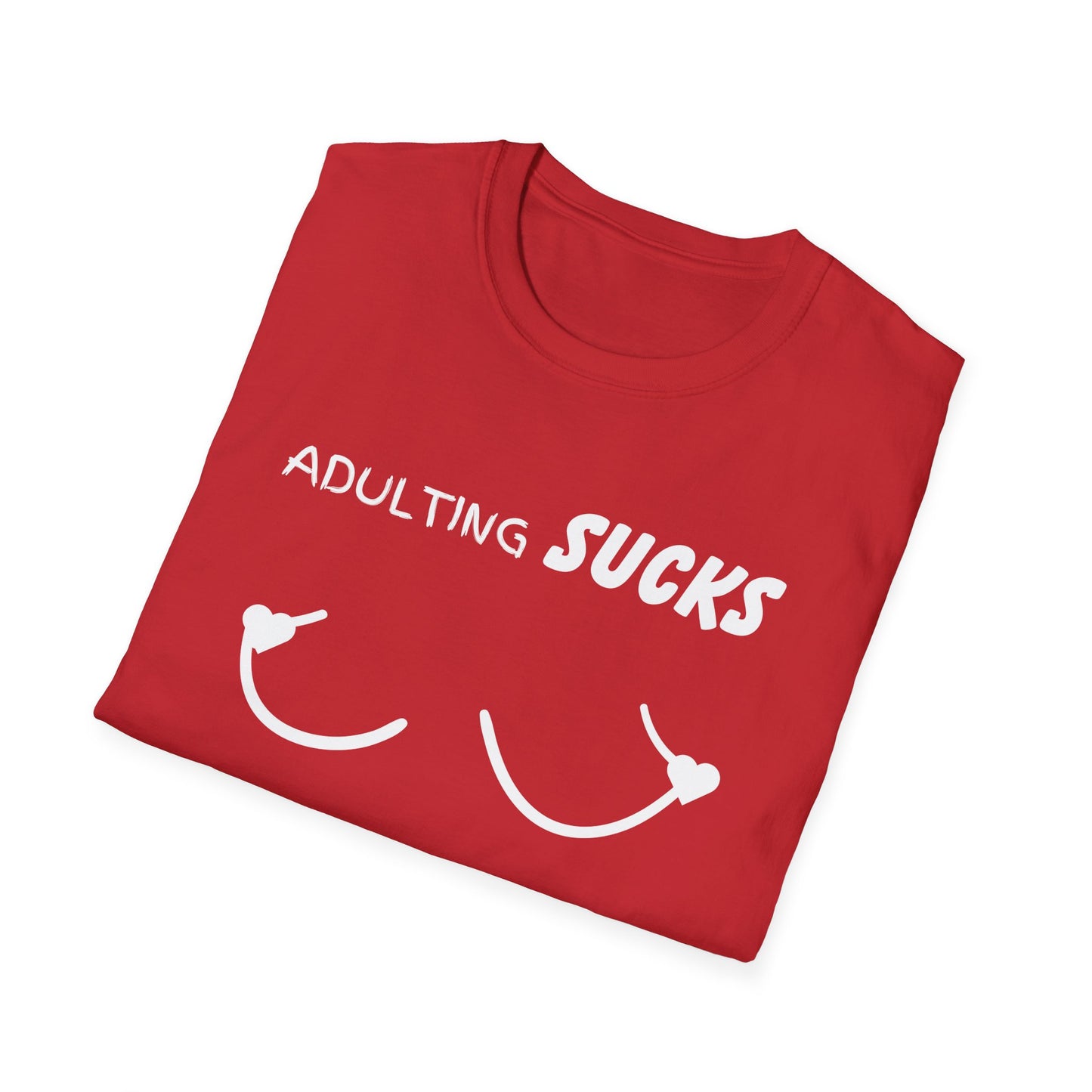 Adulting Sucks Boobies Help T-Shirt