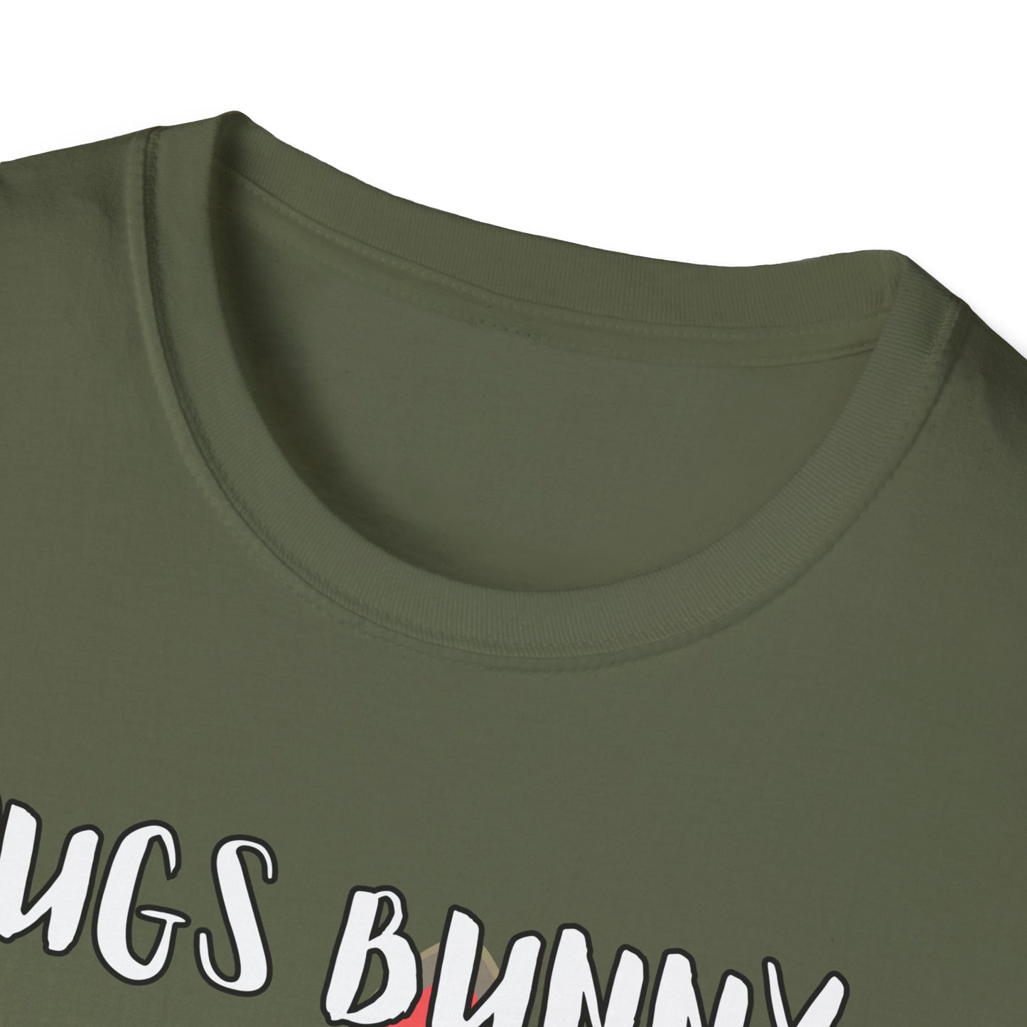 Pugs Bunny Unisex Tee, Funny Cartoon Dog Lover Shirt, Cute Pug Graphic Top, Animal Pet Gift, Softstyle T-Shirt, Looney Tunes Parody, Gift
