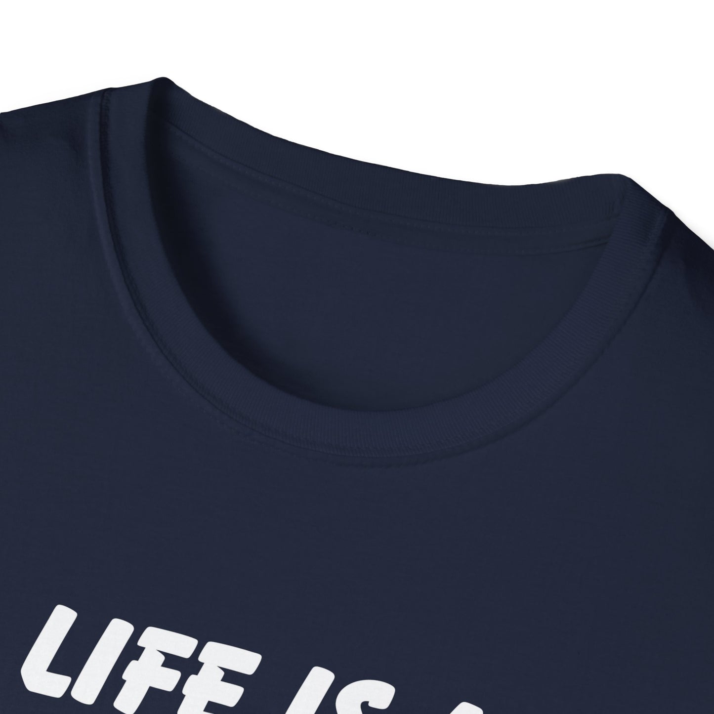 Life Is A STD And It's Terminal Unisex Softstyle T-Shirt, Funny Life Quote Tee, Humorous Graphic Shirt, Sarcastic Tee, Novelty Top, Gift Tee