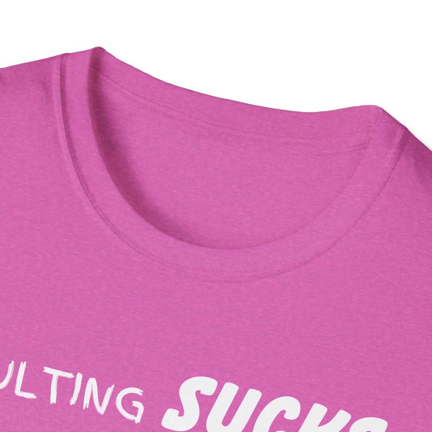 Adulting Sucks Napping Helps Unisex Softstyle T-Shirt - Funny Adulthood Responsibility Tee, Gift for Nappers, Relaxation Shirt, Sarcastic