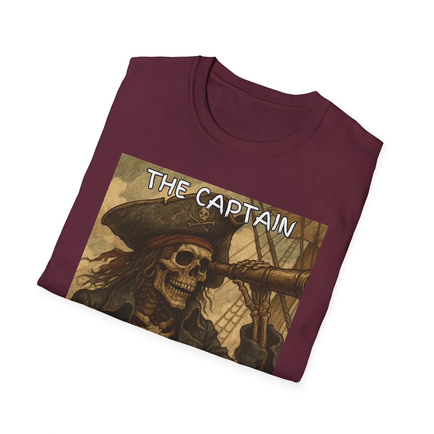 The Captain Of Bad Decisions Funny Pirate T-Shirt