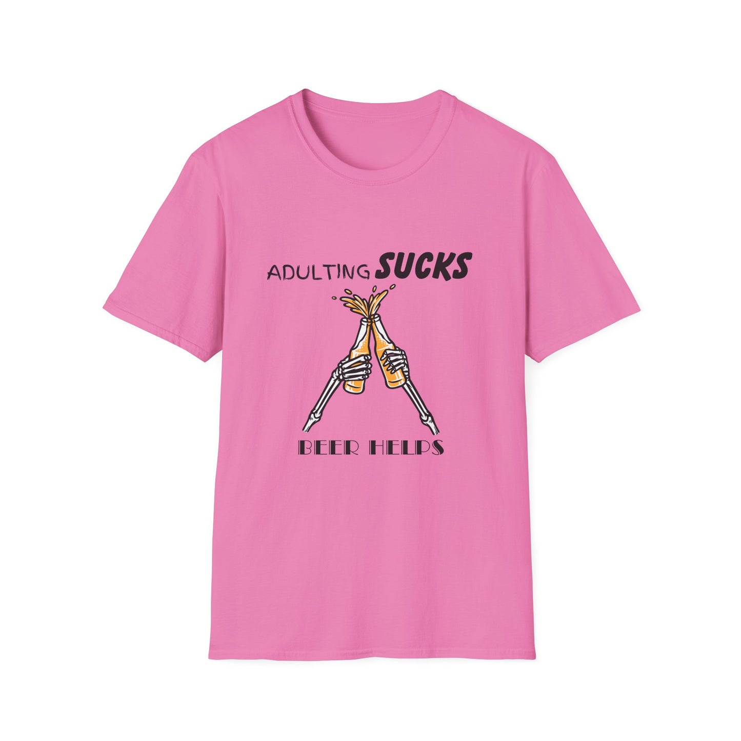 Adulting Sucks Beer Helps T-Shirt