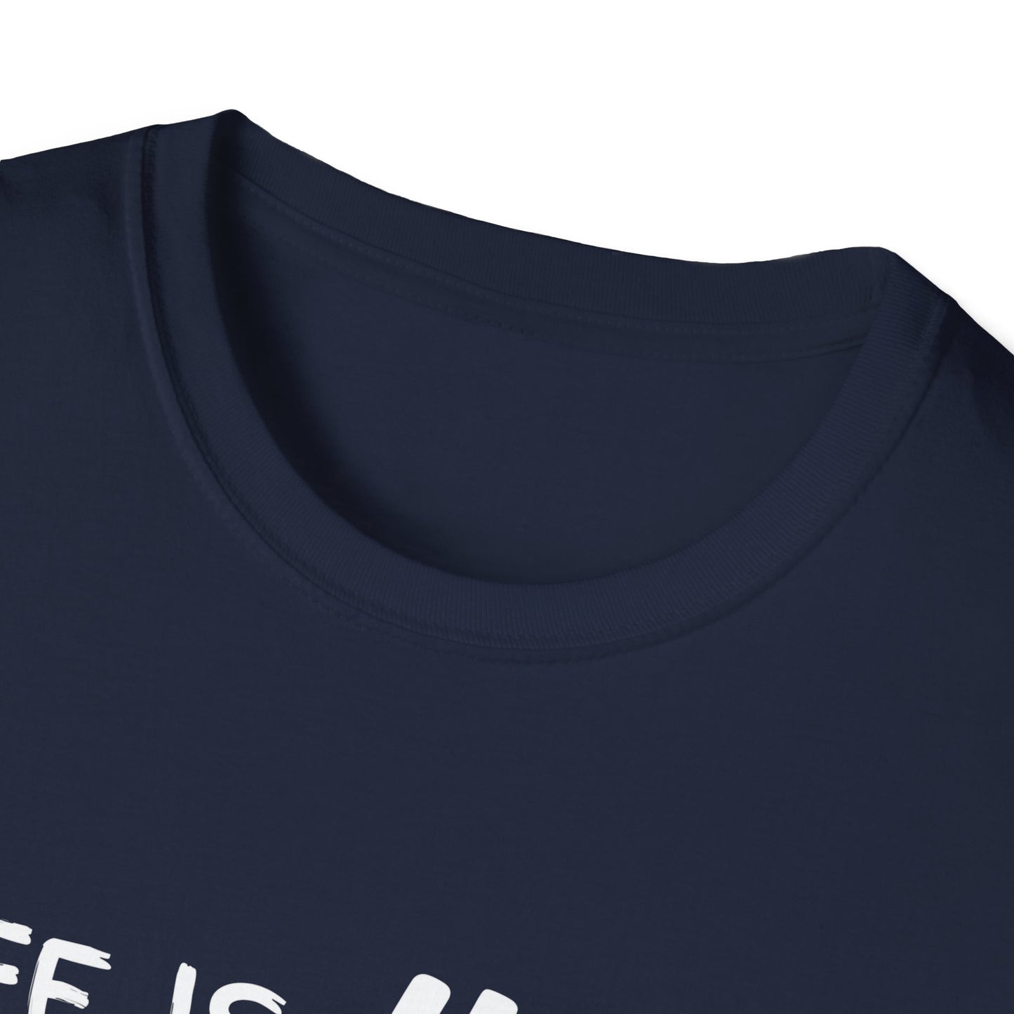 Life Is Hard Meditation Helps Unisex T-Shirt, Yoga Tee, Mindfulness Shirt, Stress Relief Top, Zen Clothing, Relaxation Apparel, Yogi Tee