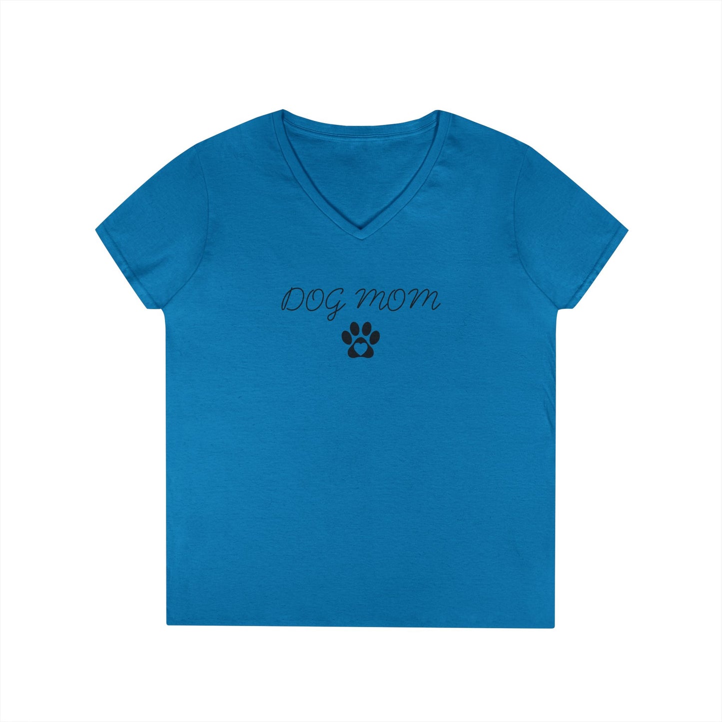 Dog Mom V-Neck T-Shirt