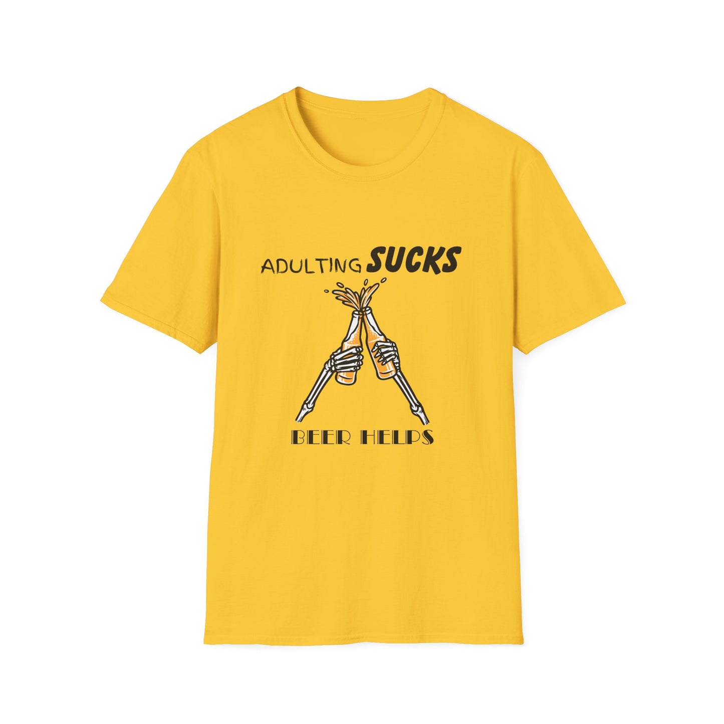 Adulting Sucks Beer Helps T-Shirt