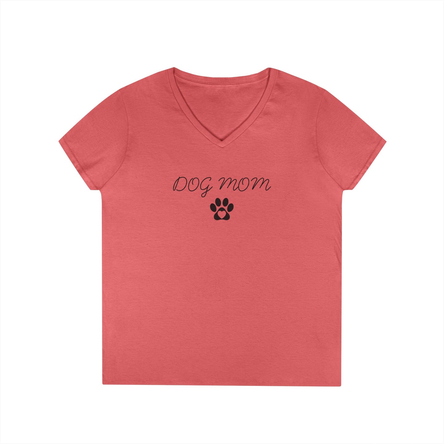 Dog Mom V-Neck T-Shirt