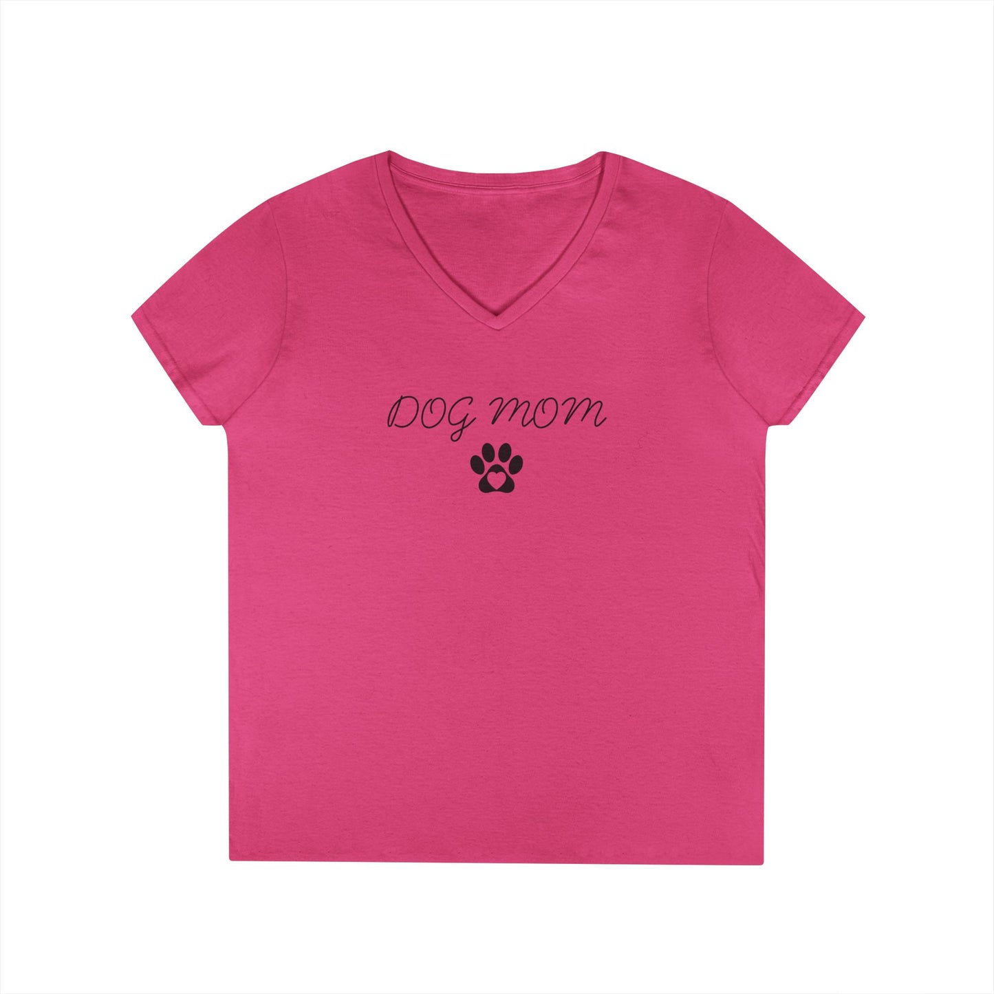 Dog Mom V-Neck T-Shirt