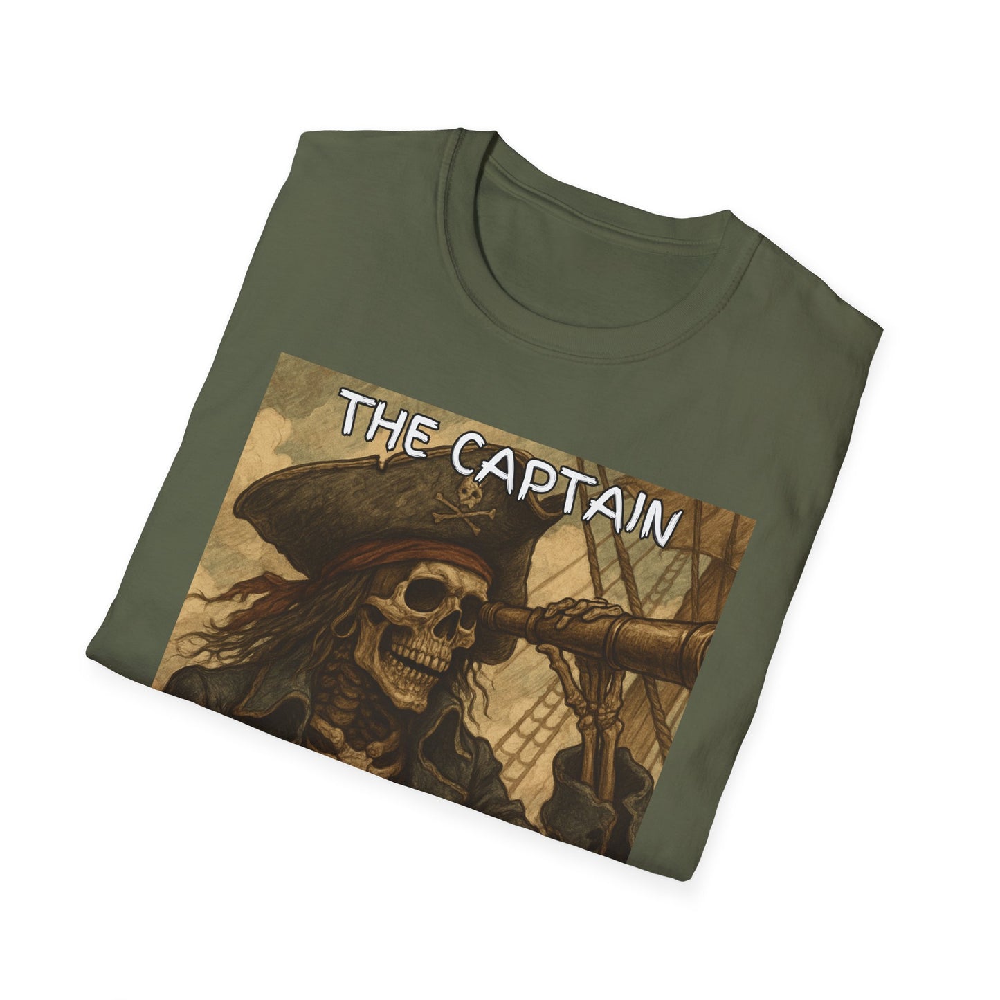 The Captain Of Bad Decisions Funny Pirate T-Shirt