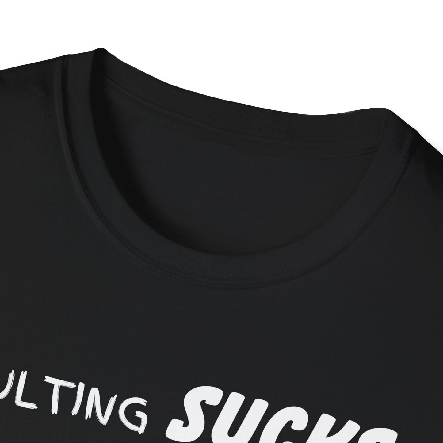 Adulting Sucks Napping Helps Unisex Softstyle T-Shirt - Funny Adulthood Responsibility Tee, Gift for Nappers, Relaxation Shirt, Sarcastic