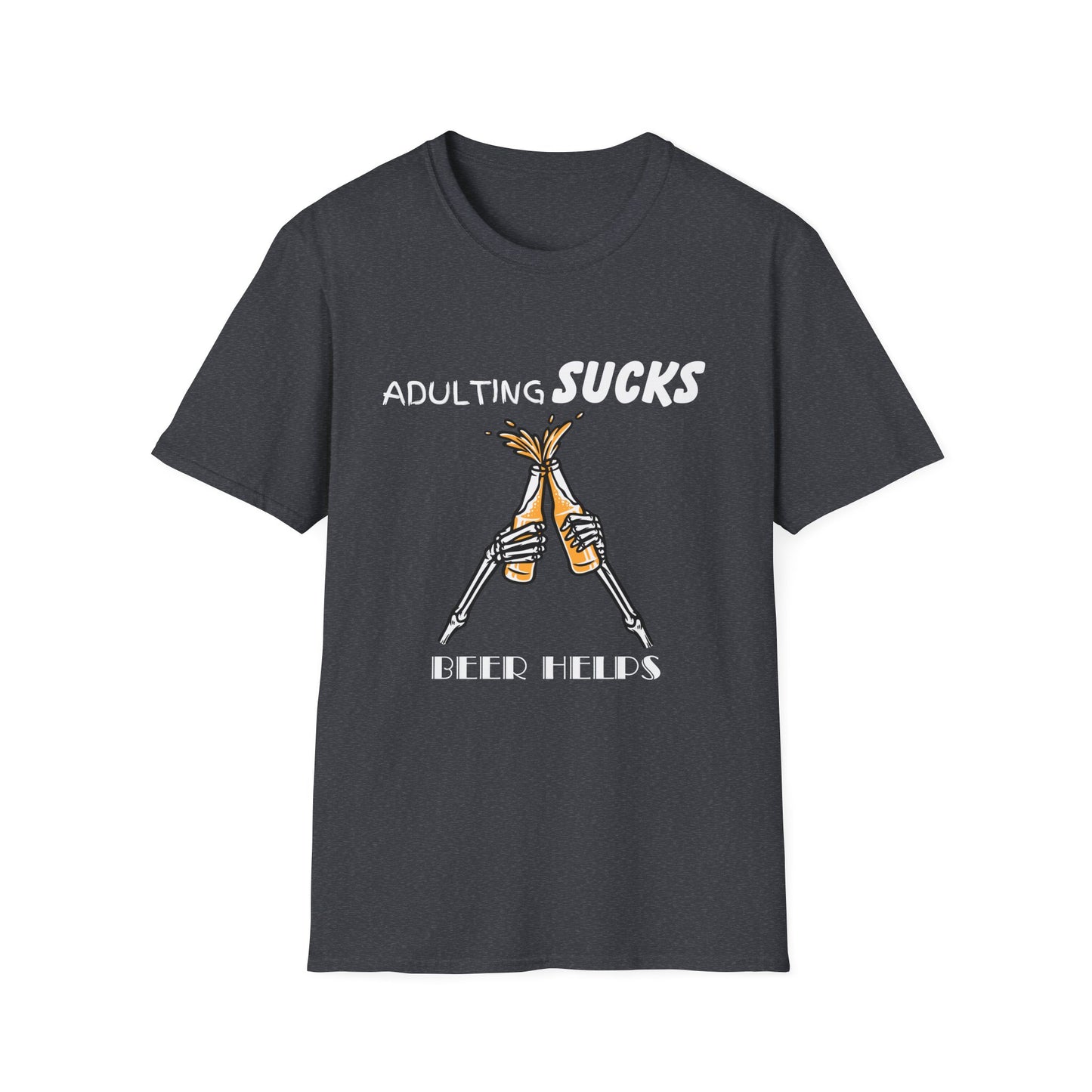 Adulting Sucks Beer Helps T-Shirt