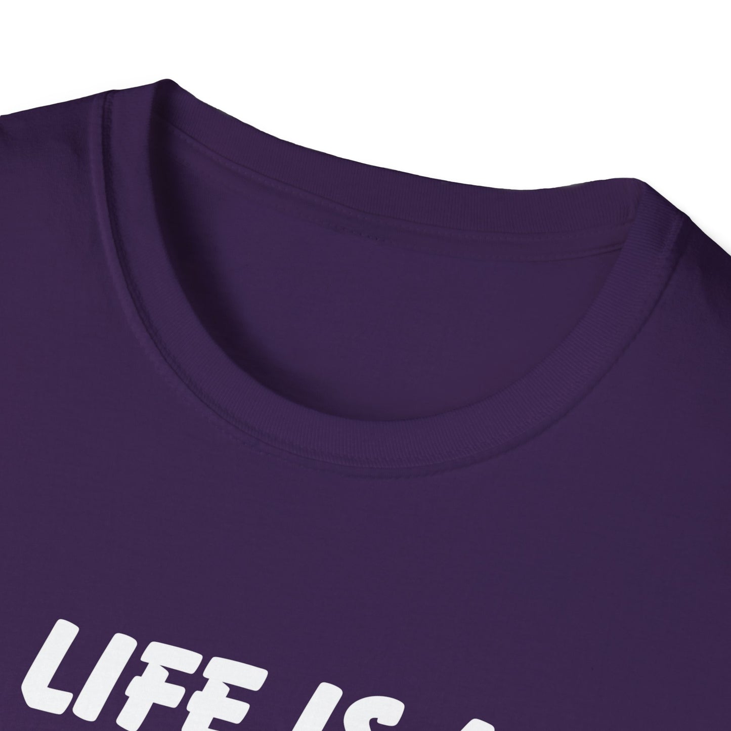 Life Is A STD And It's Terminal Unisex Softstyle T-Shirt, Funny Life Quote Tee, Humorous Graphic Shirt, Sarcastic Tee, Novelty Top, Gift Tee