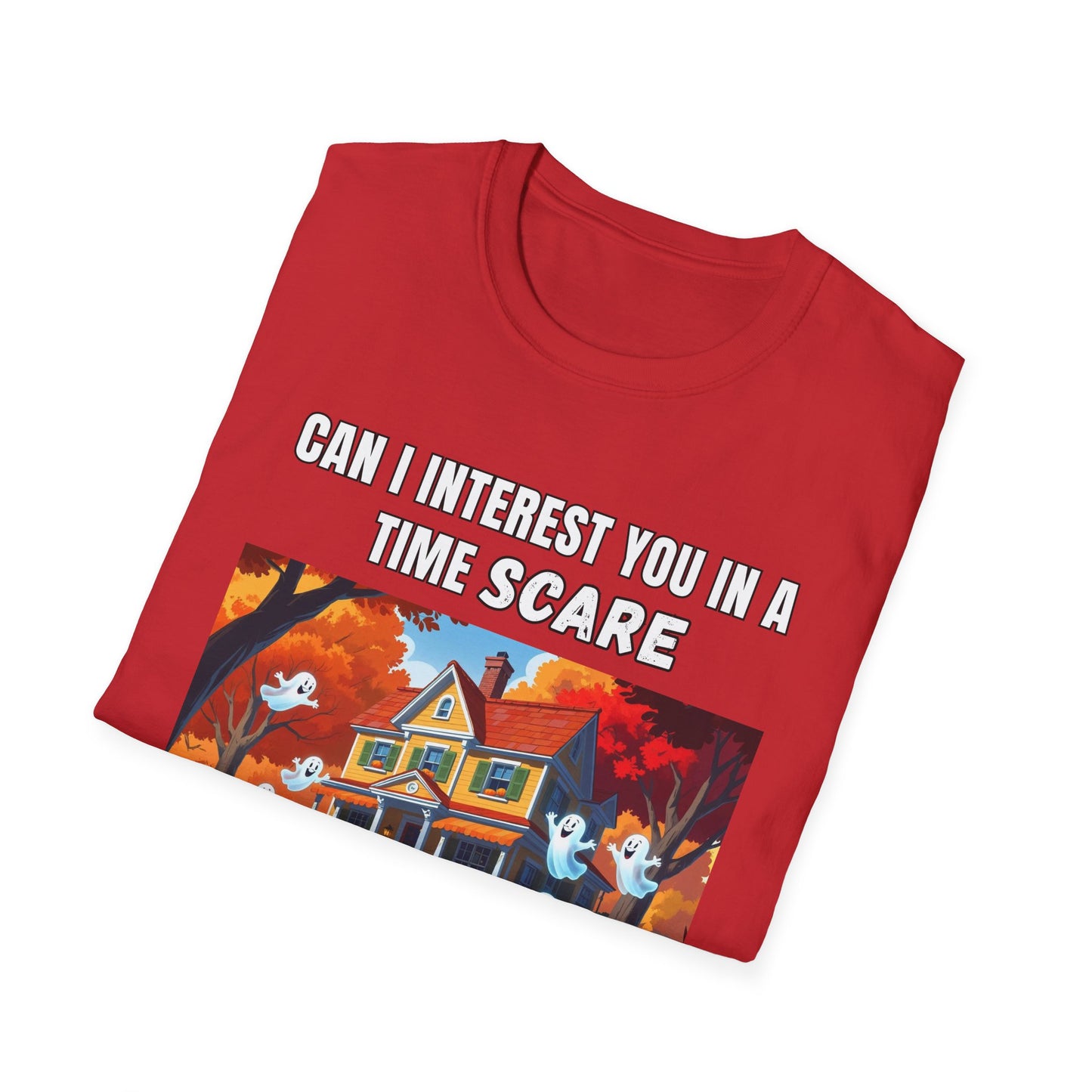 Ghosts Time Scare Funny Halloween T-Shirt