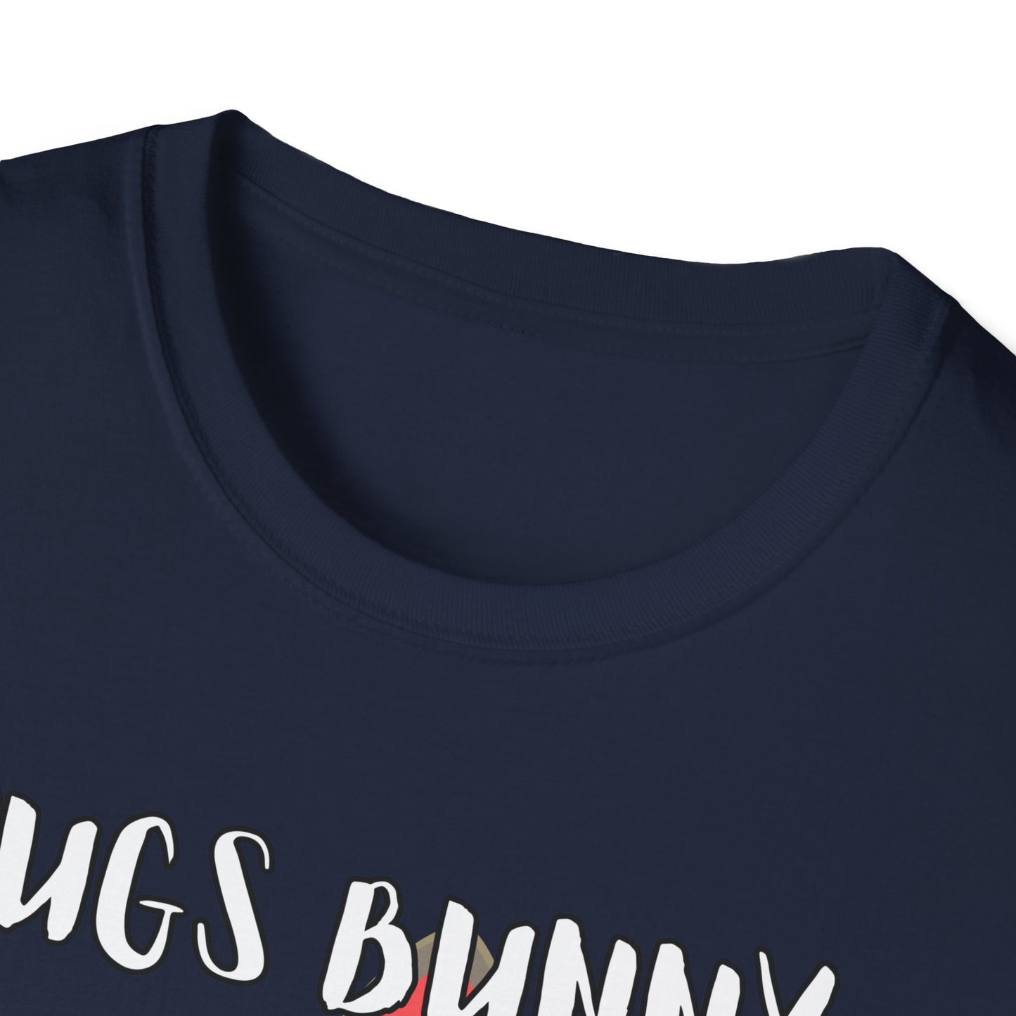 Pugs Bunny Unisex Tee, Funny Cartoon Dog Lover Shirt, Cute Pug Graphic Top, Animal Pet Gift, Softstyle T-Shirt, Looney Tunes Parody, Gift