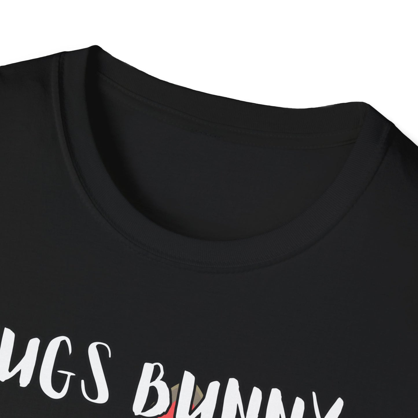 Pugs Bunny Unisex Tee, Funny Cartoon Dog Lover Shirt, Cute Pug Graphic Top, Animal Pet Gift, Softstyle T-Shirt, Looney Tunes Parody, Gift