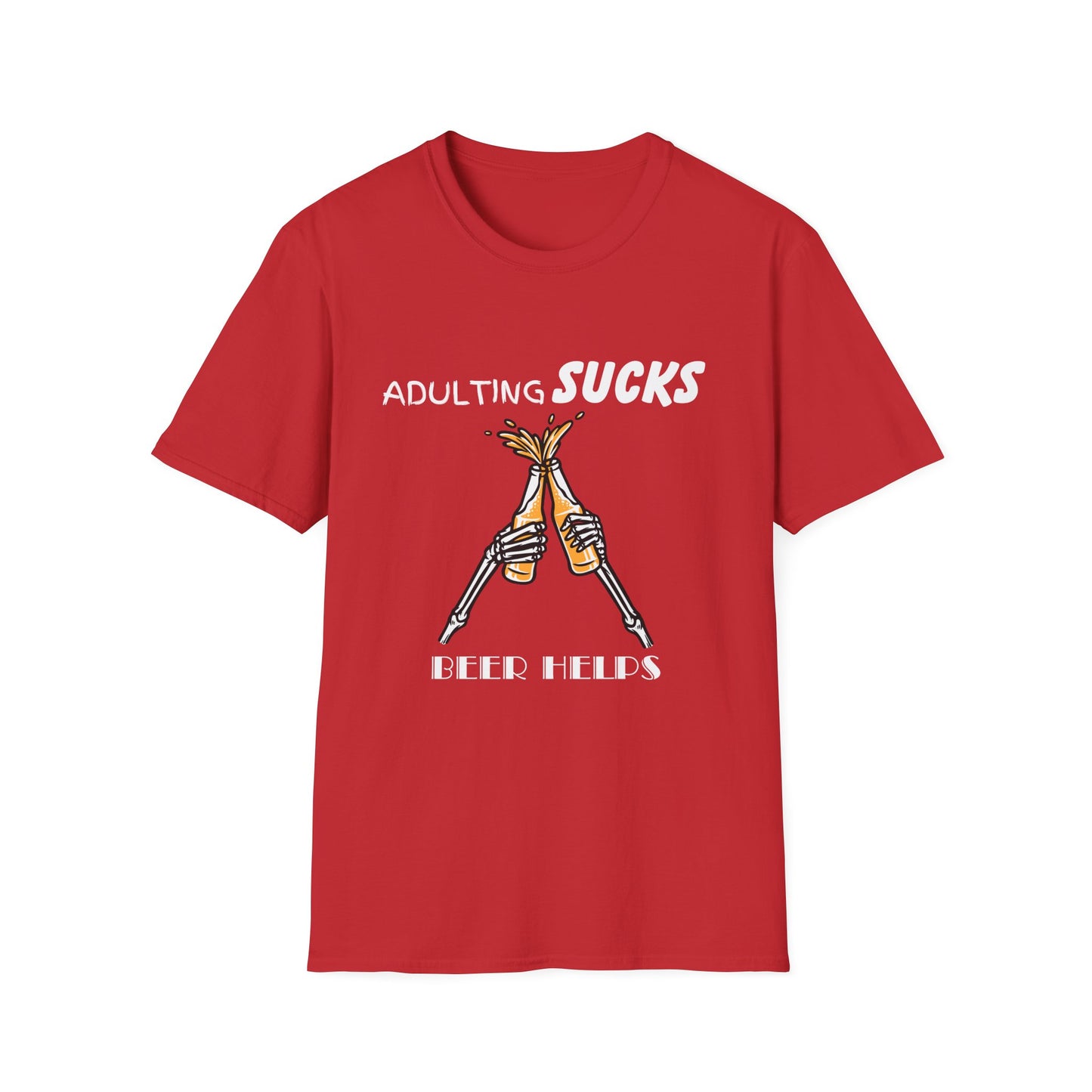 Adulting Sucks Beer Helps T-Shirt