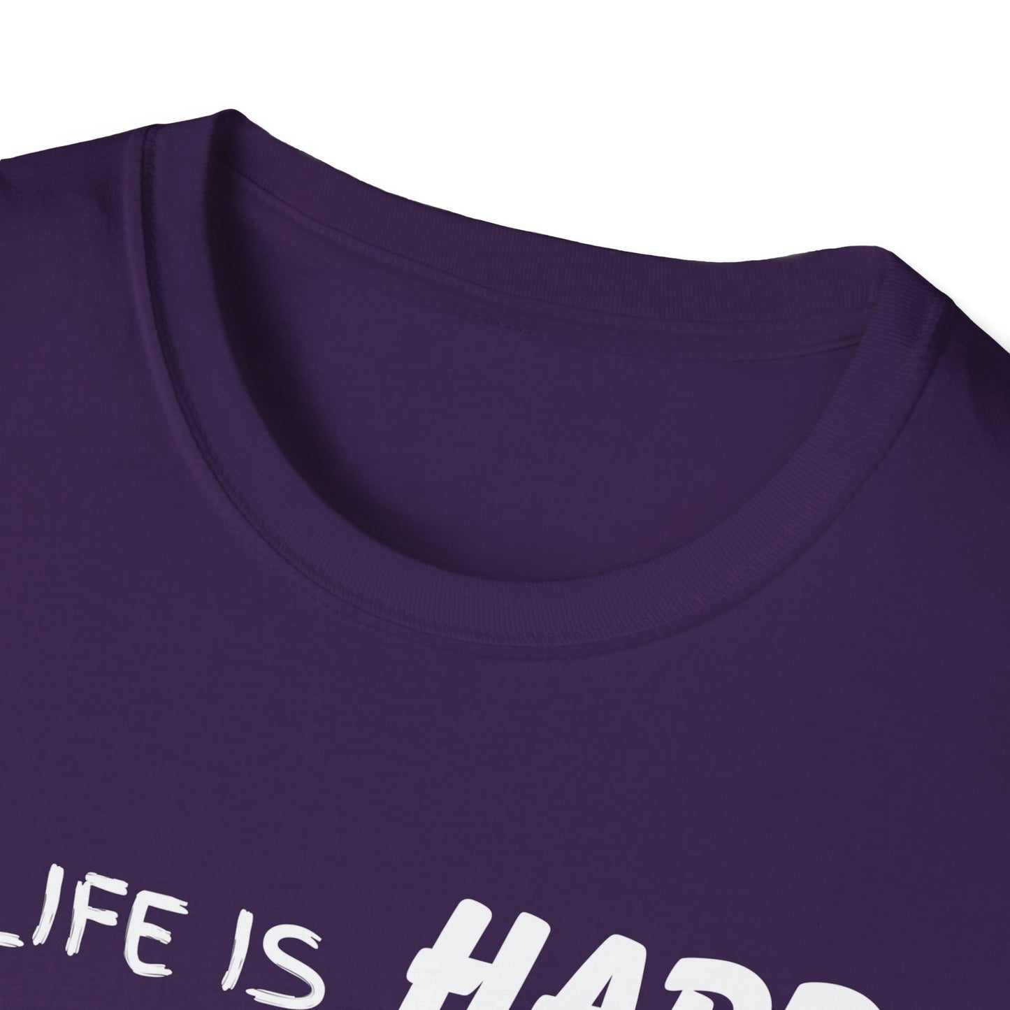 Life Is Hard Yoga Helps Unisex T-Shirt, Funny Yoga Tee, Peaceful Life Shirt, Yoga Lover Gift, Yoga Quote Top, Yogi Shirt, Gift For Yogis