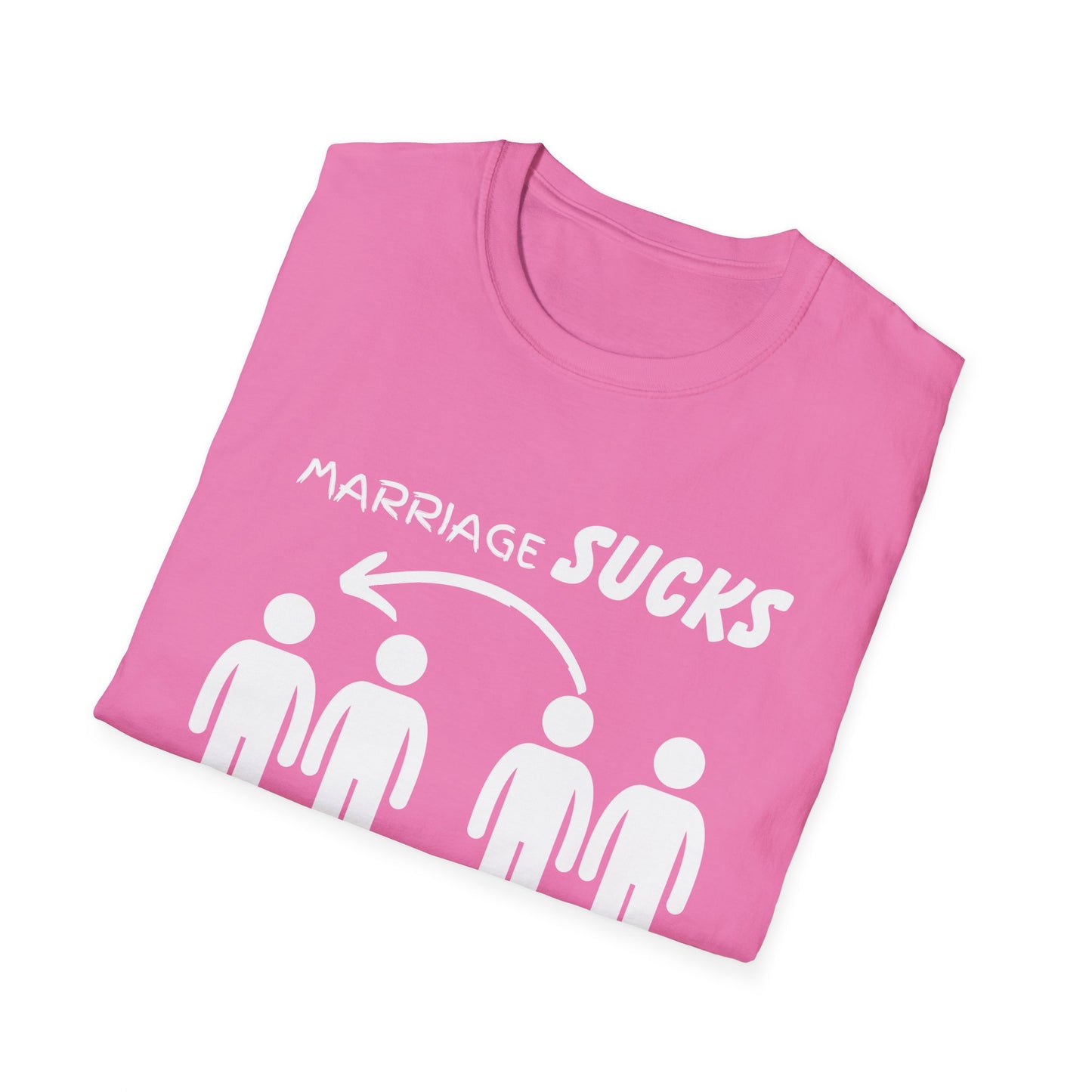 Marriage Sucks Swapping Helps Shirt, Adult Humor T-Shirt, Sarcastic Gift, Hilarious Tee for Adults, LGBT, LGBTQIA+, Gay Shirt, Funny Tee