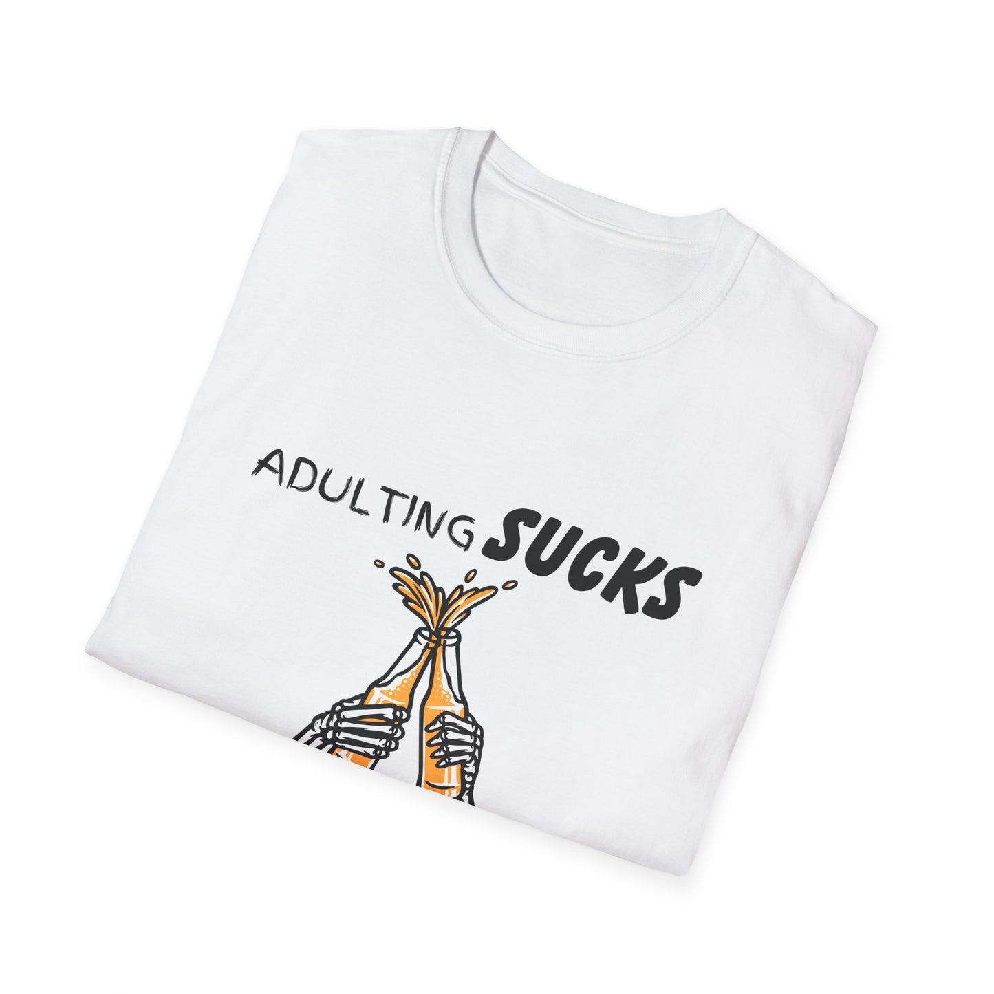 Adulting Sucks Beer Helps T-Shirt