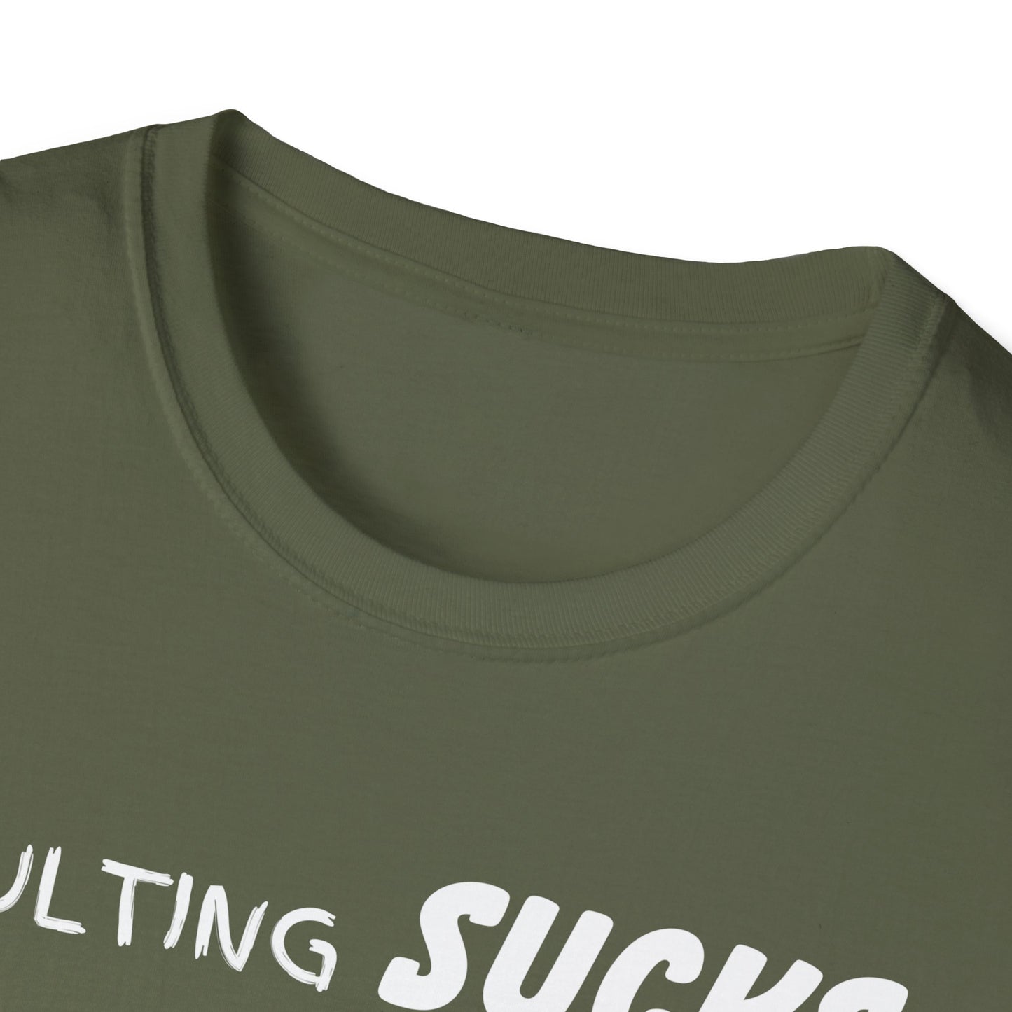 Adulting Sucks Napping Helps Unisex Softstyle T-Shirt - Funny Adulthood Responsibility Tee, Gift for Nappers, Relaxation Shirt, Sarcastic