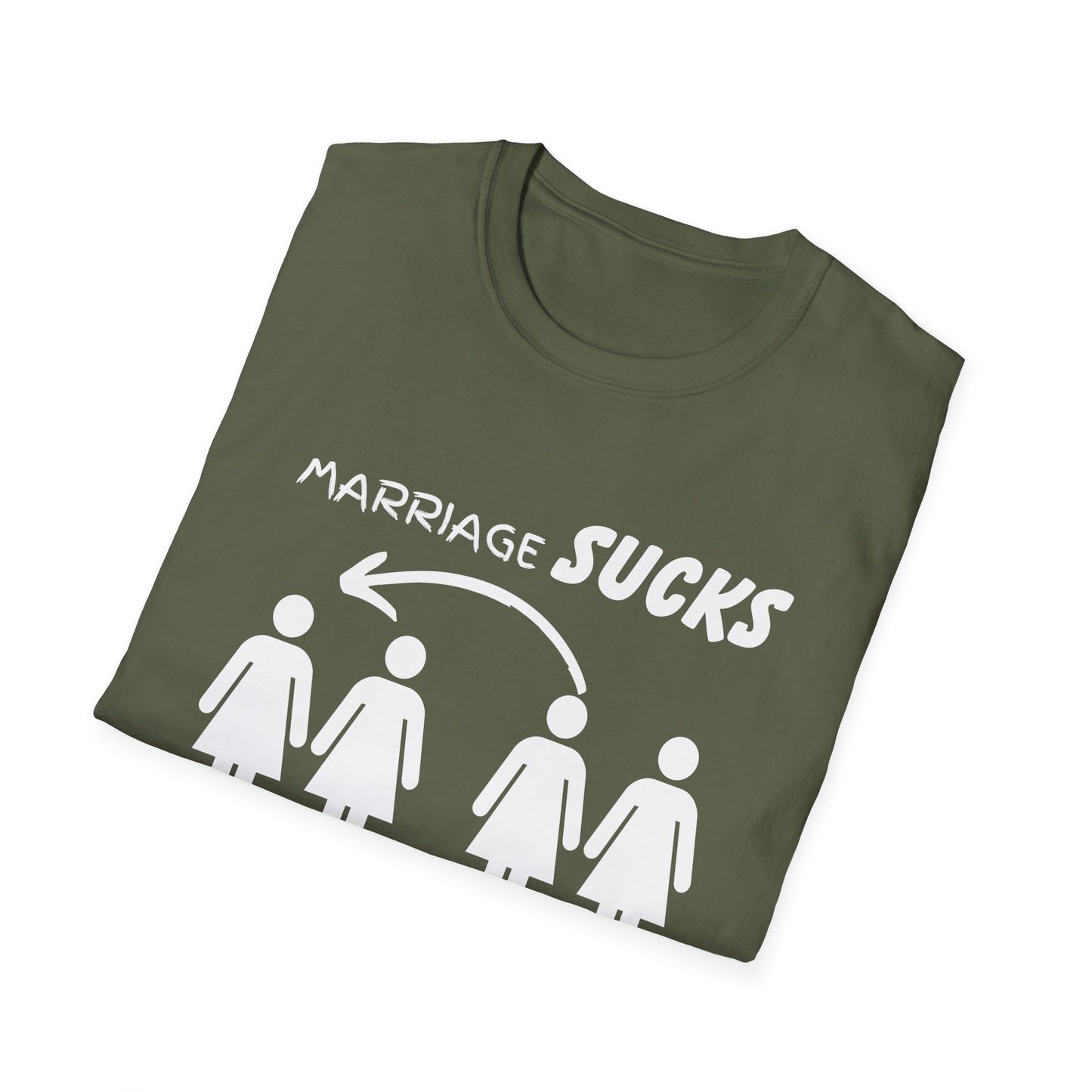Marriage Sucks Swapping Helps Shirt, Adult Humor T-Shirt, Sarcastic Gift, Hilarious Tee for Adults, LGBT, LGBTQIA+, Lesbian Shirt, Funny Tee