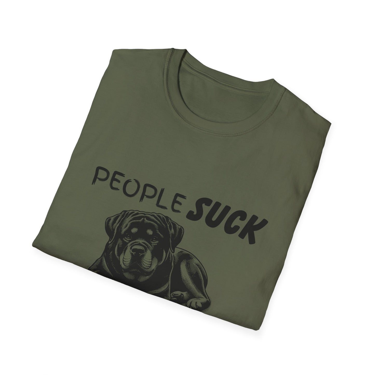 People Suck Rotweilers Help T-Shirt, Sarcastic Dog Lover Tee, Animal Humor, Dog Rescue Shirt, Pet Owner Gift, Rotweiler T-Shirt, Rottie Tee