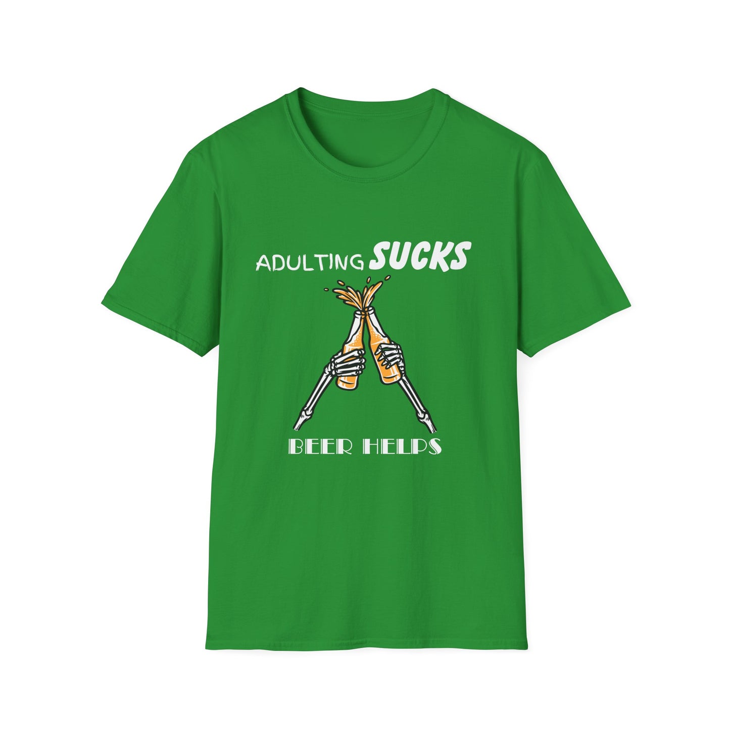 Adulting Sucks Beer Helps T-Shirt