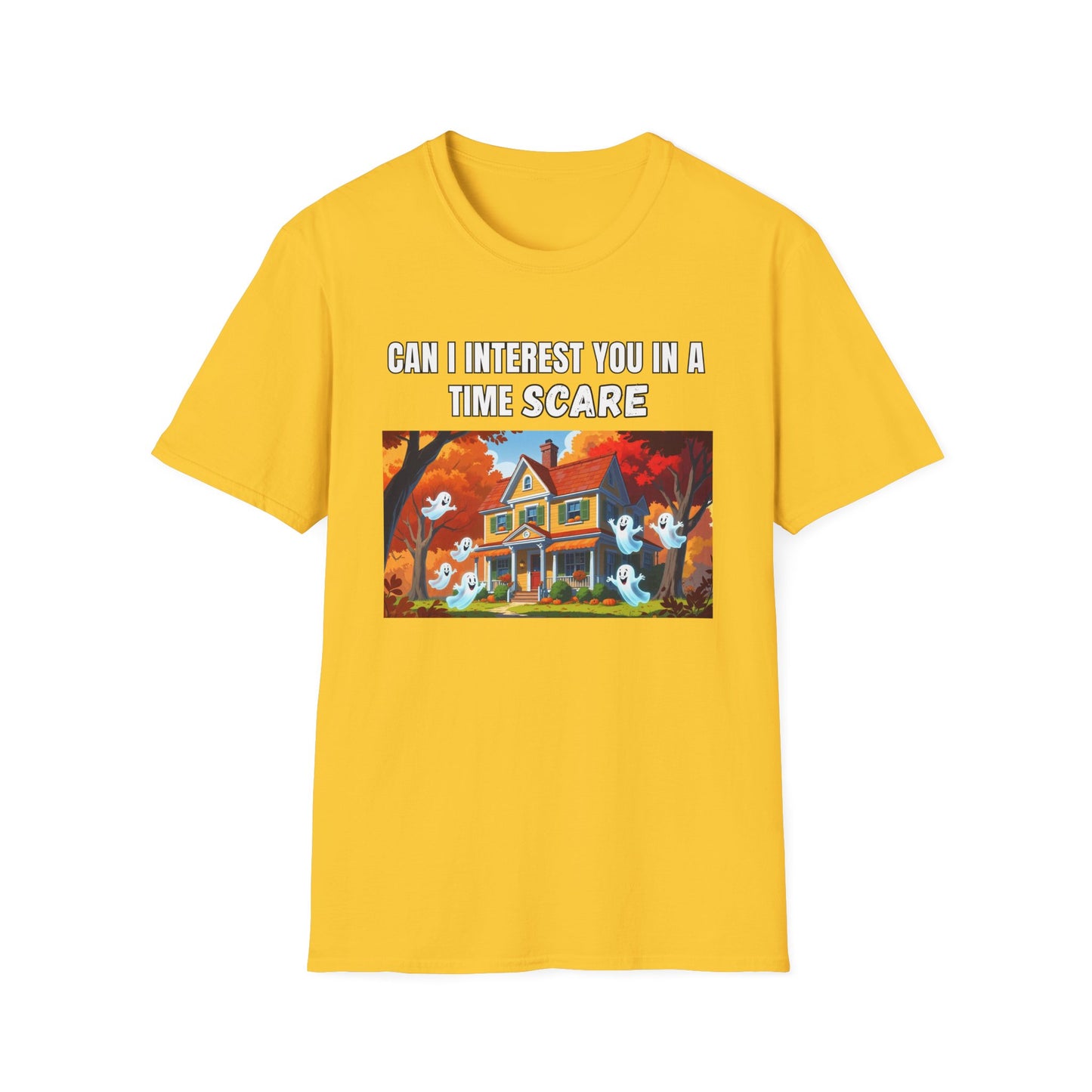 Ghosts Time Scare Funny Halloween T-Shirt