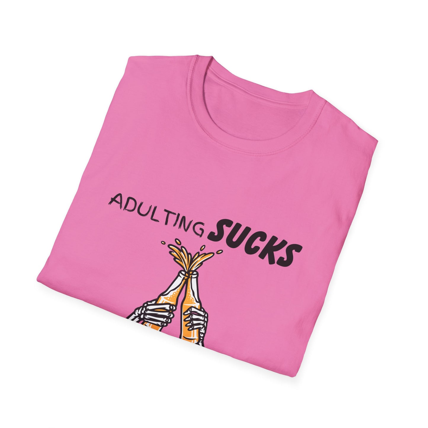 Adulting Sucks Beer Helps T-Shirt