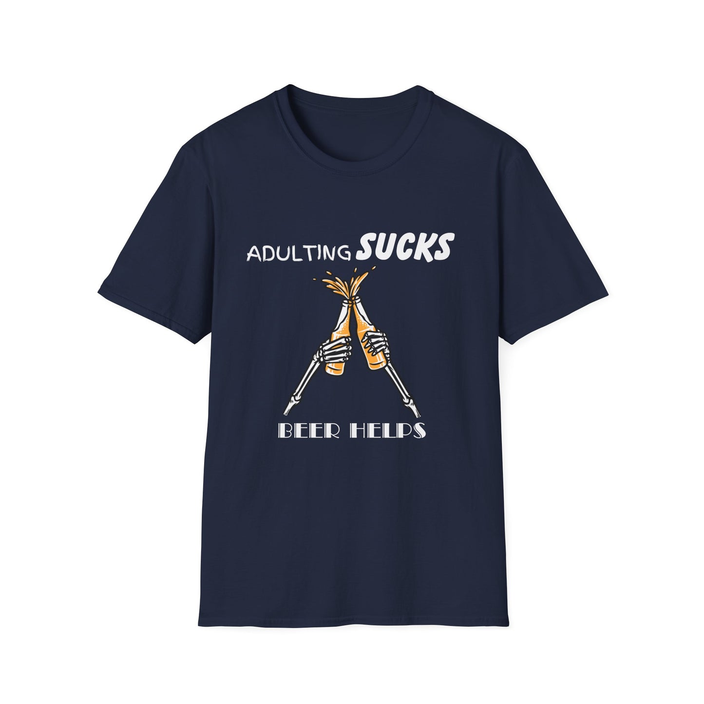 Adulting Sucks Beer Helps T-Shirt