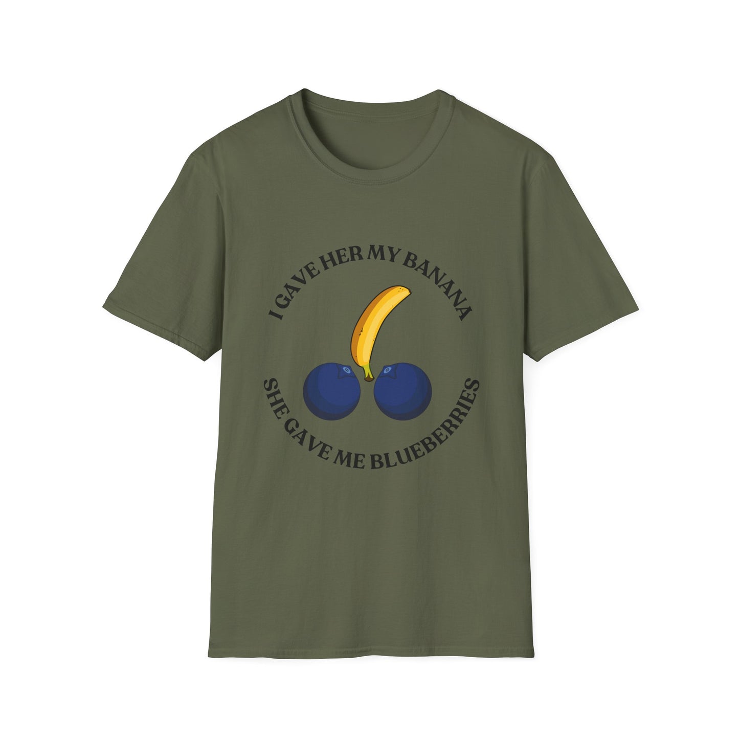 Blue Balls T-Shirt, She Gave Me Blueberries T-Shirt, Women Blue Balling Men T-Shirt, Sarcastic Tee, Humorous Graphic Shirt, Gift for Him