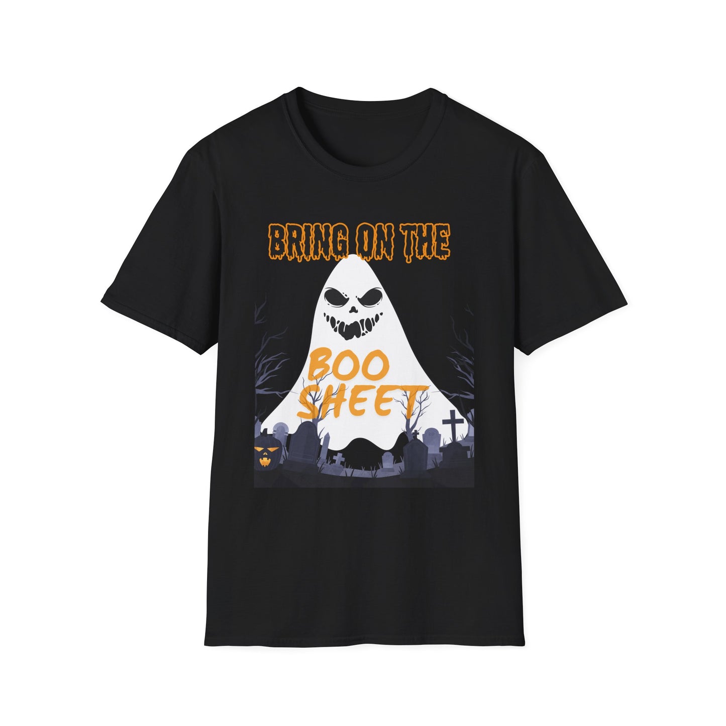 Bring On The Boo Sheet Funny Halloween T-Shirt