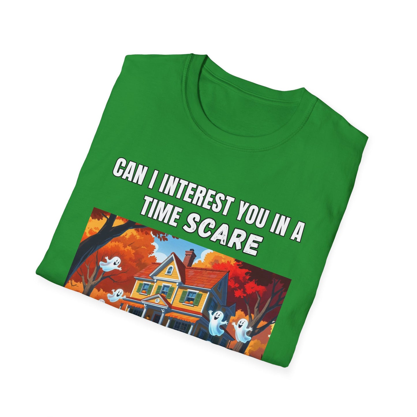 Ghosts Time Scare Funny Halloween T-Shirt