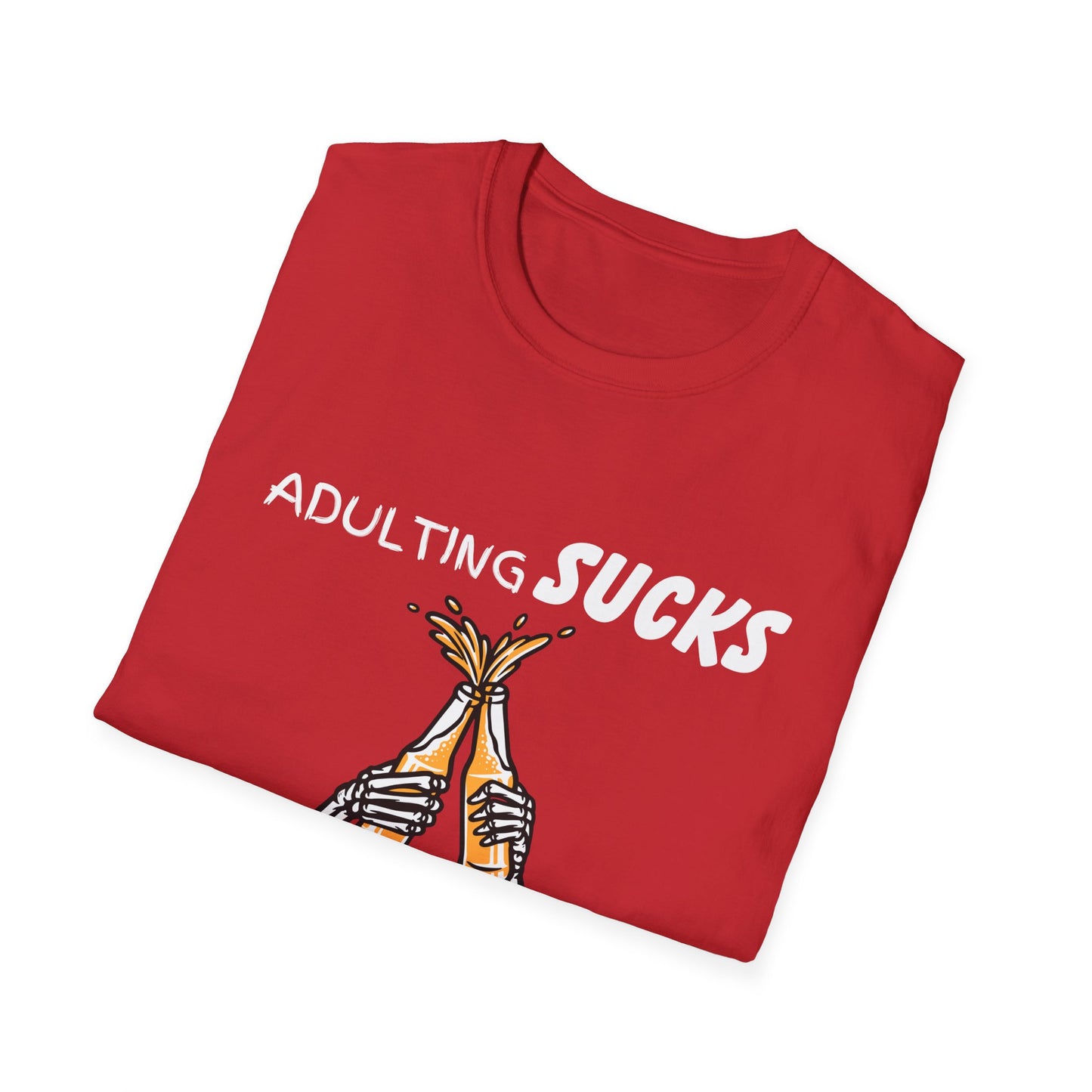 Adulting Sucks Beer Helps T-Shirt