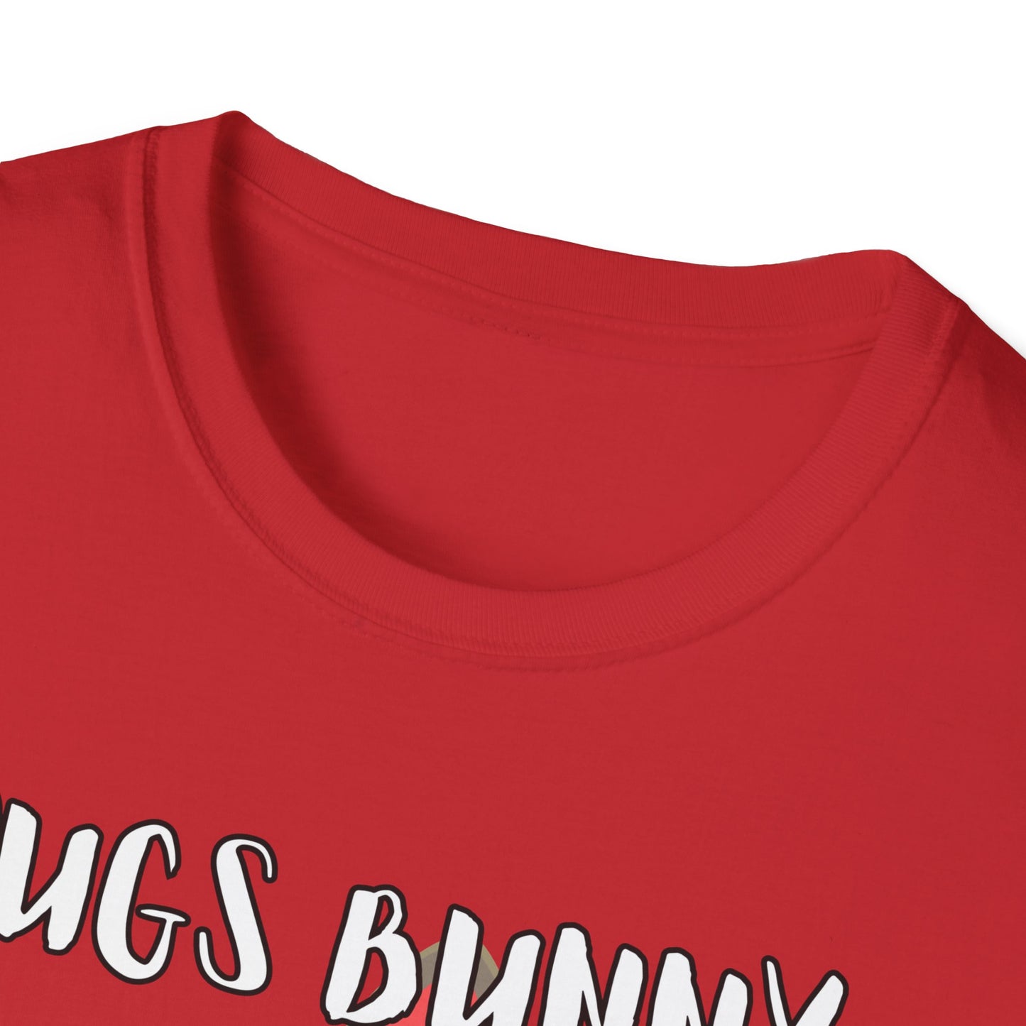 Pugs Bunny Unisex Tee, Funny Cartoon Dog Lover Shirt, Cute Pug Graphic Top, Animal Pet Gift, Softstyle T-Shirt, Looney Tunes Parody, Gift