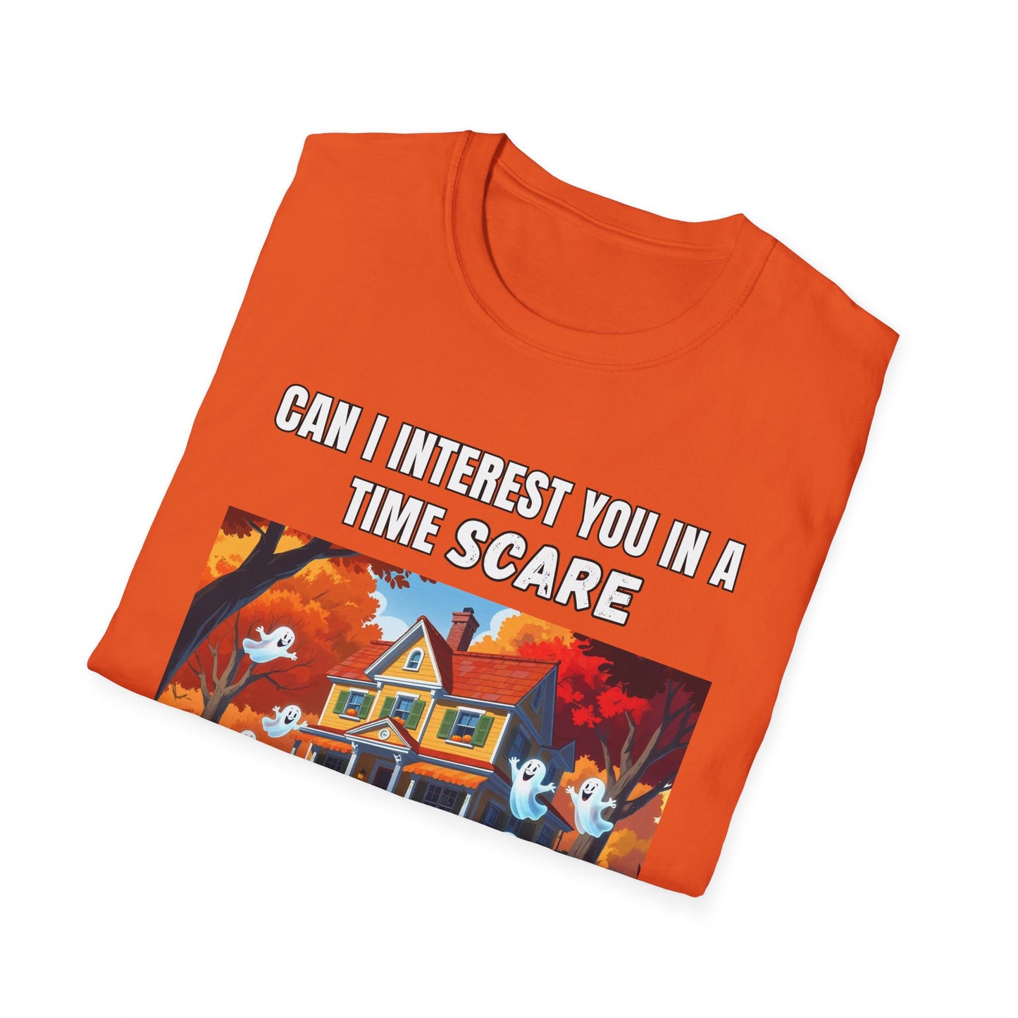 Ghosts Time Scare Funny Halloween T-Shirt