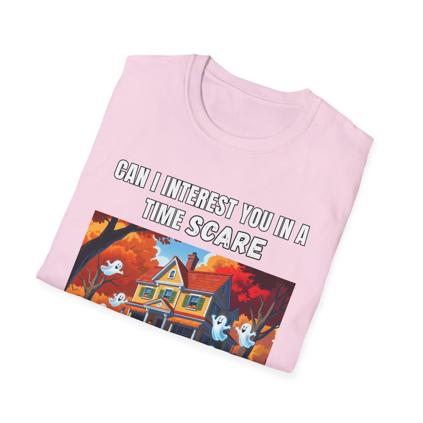 Ghosts Time Scare Funny Halloween T-Shirt