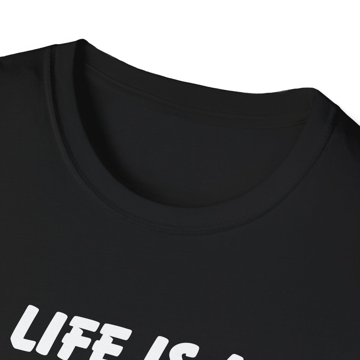 Life Is A STD And It's Terminal Unisex Softstyle T-Shirt, Funny Life Quote Tee, Humorous Graphic Shirt, Sarcastic Tee, Novelty Top, Gift Tee