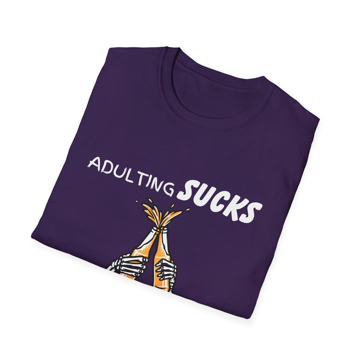 Adulting Sucks Beer Helps T-Shirt