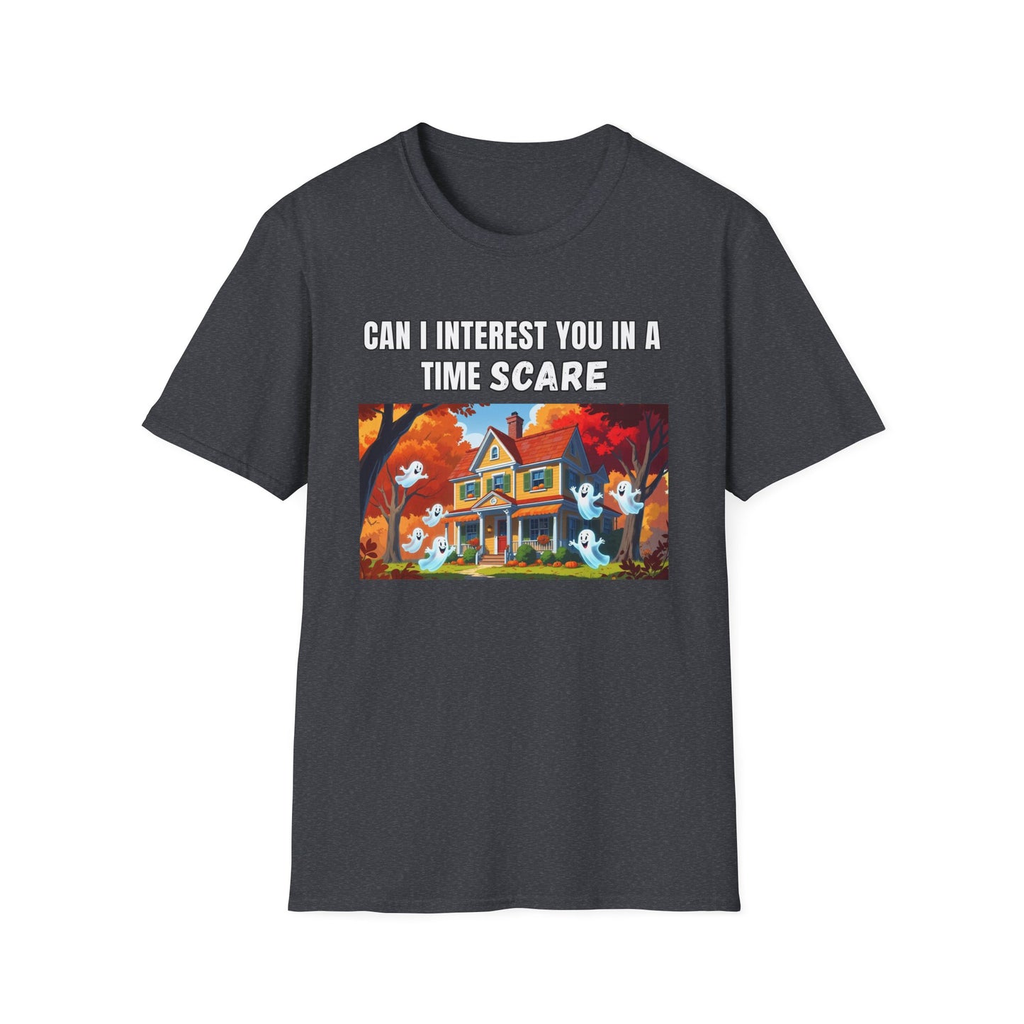 Ghosts Time Scare Funny Halloween T-Shirt