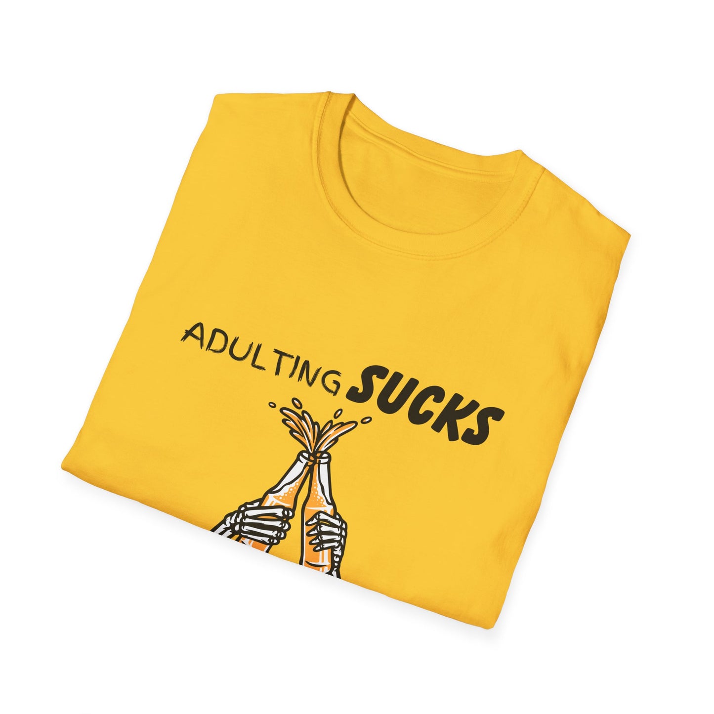 Adulting Sucks Beer Helps T-Shirt