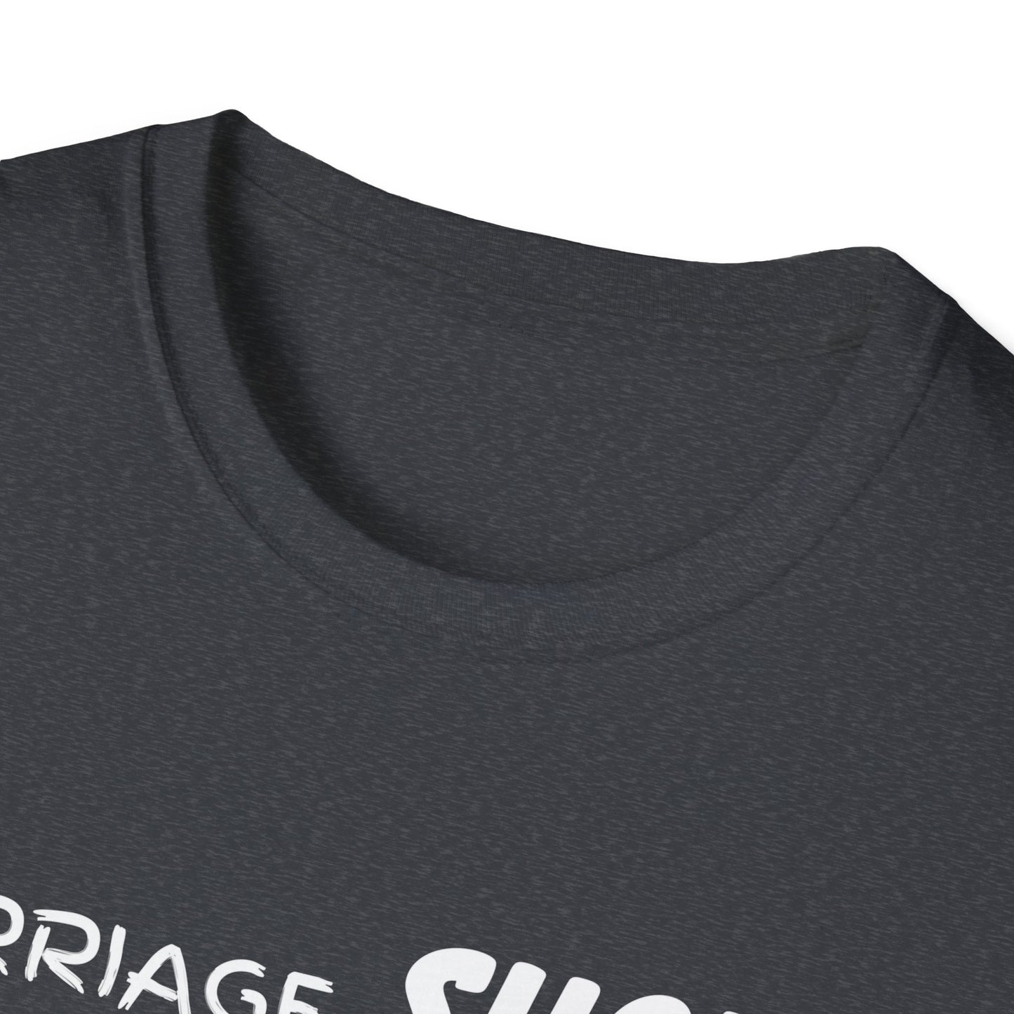 Marriage Sucks Alcohol Helps Funny Unisex Softstyle T-Shirt, Sarcastic Tee, Relationship Humor, Drinking Shirt, Novelty Gift, Wedding Gift