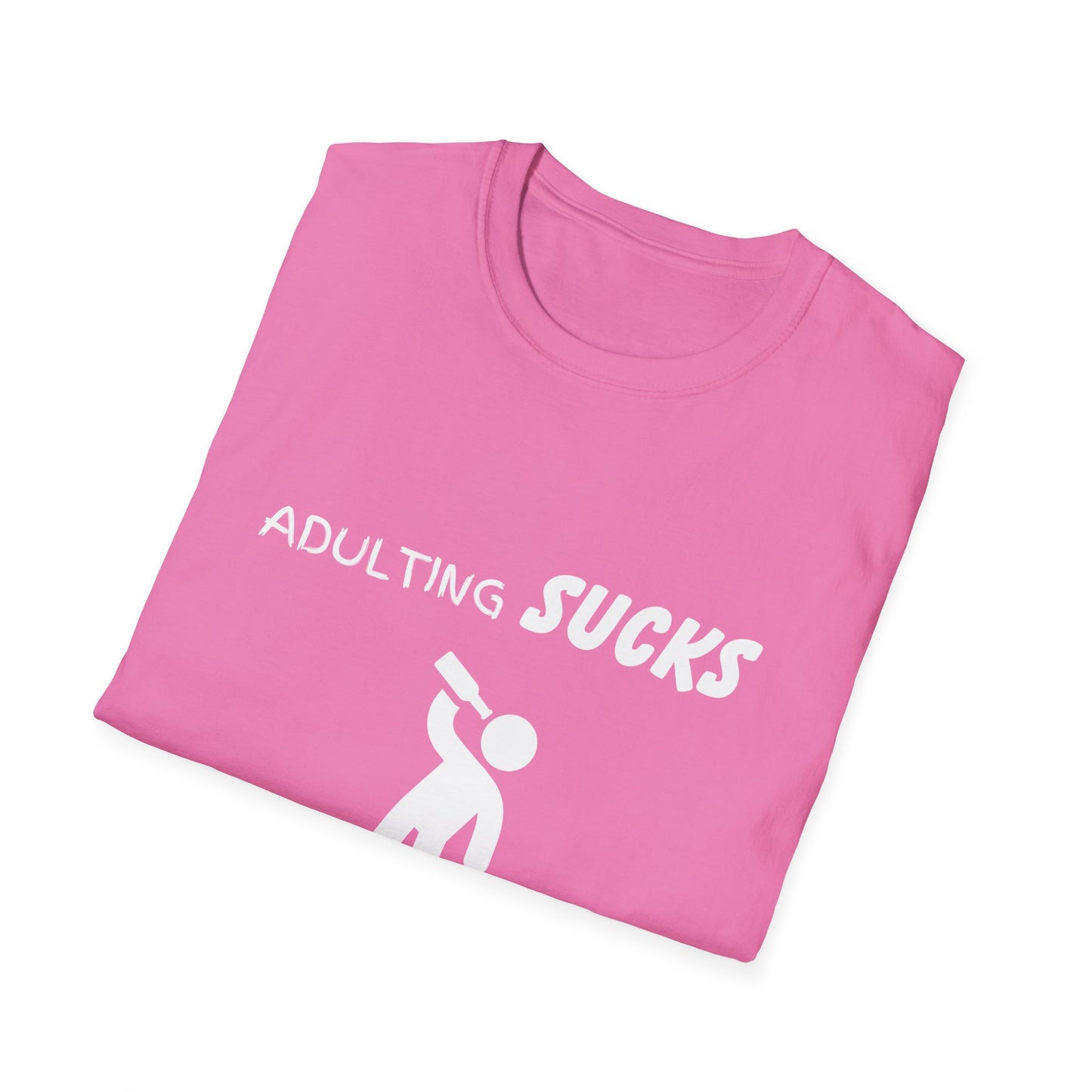 Adulting Sucks Alcohol Helps Shirt, Adult Humor T-Shirt, Sarcastic Gift, Hilarious Tee for Adults, Drinking Shirt, Alcohol, Beer Shirt